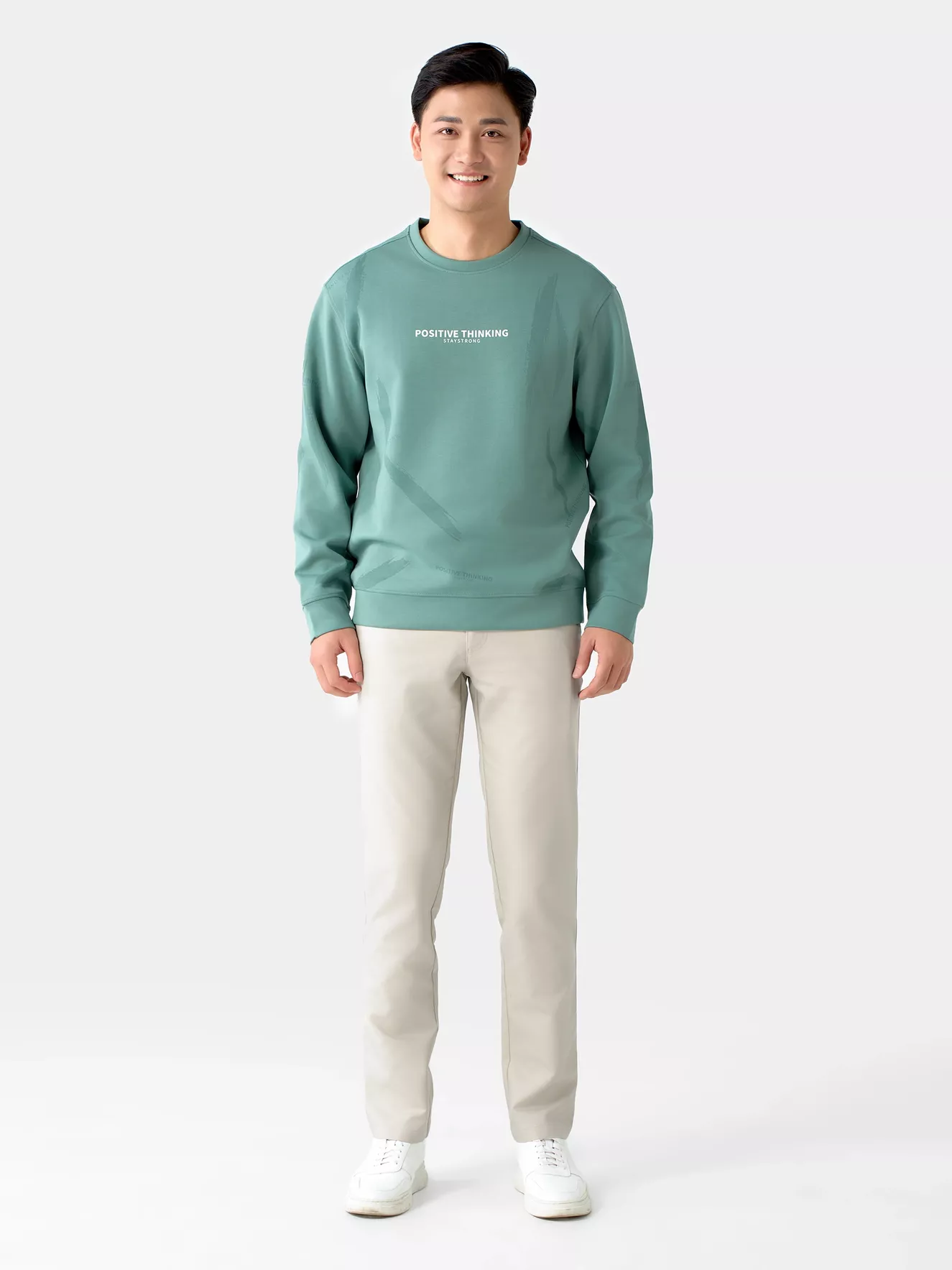 Áo Nỉ Nam Thu Đông Họa Tiết 5S Fashion Phom Casual ANI24005