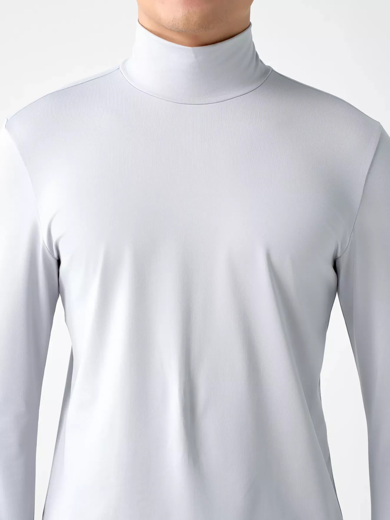 Áo Giữ Nhiệt Nam Cổ Cao 5S Fashion Trơn Body FIt AGN24003