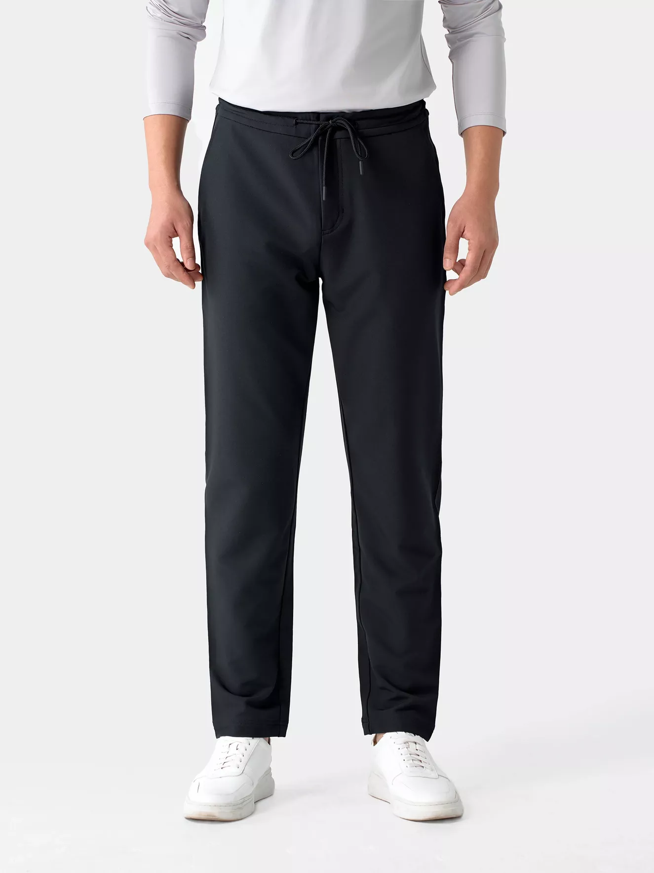 Quần Dài Thể Thao Nam 5S Fashion Cạp Cúc Phối Dây Regular QDT24005