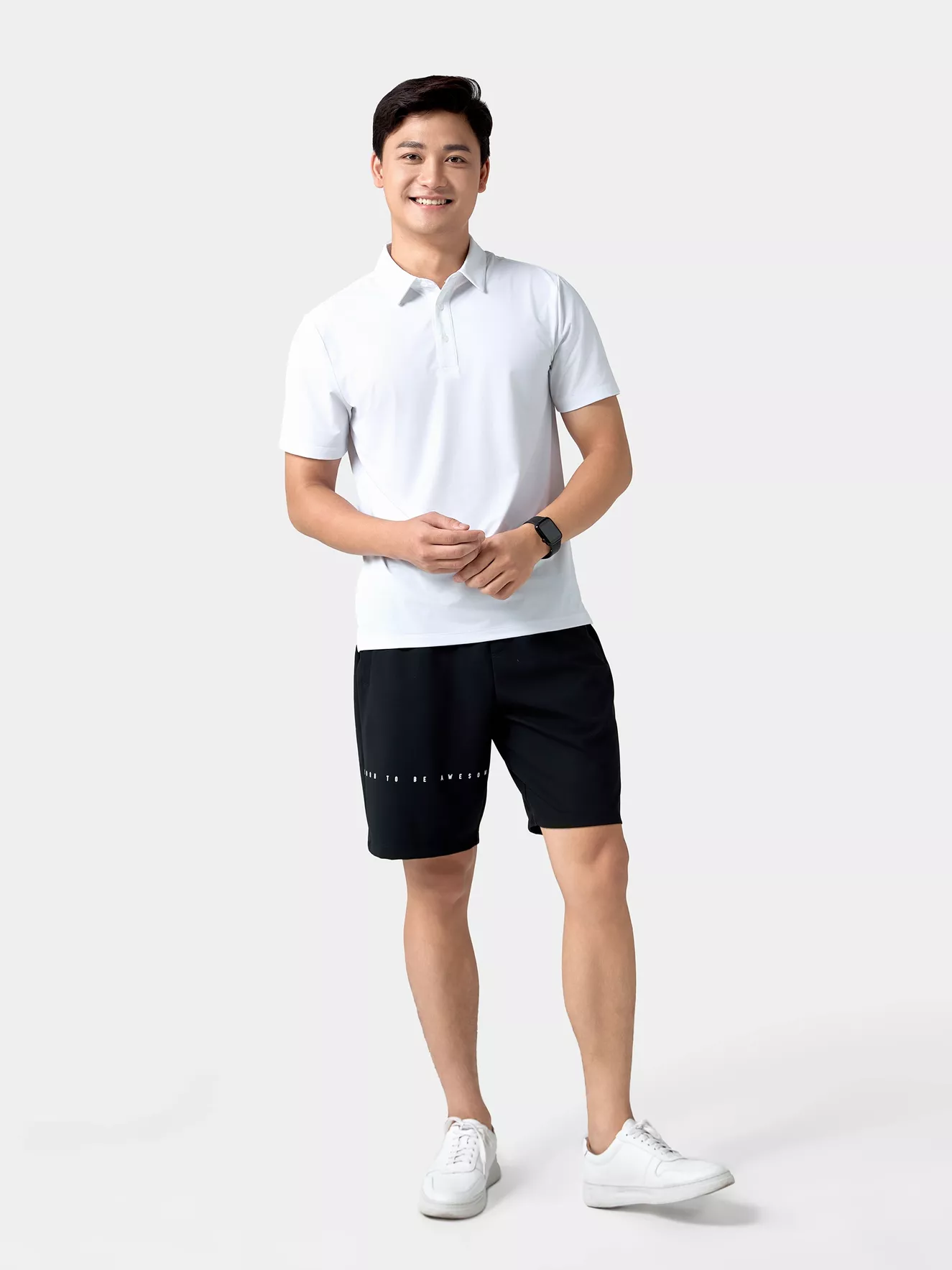 Áo Polo Nam Thể Thao 5S Fashion Trơn Basic Phom Regular APC24087