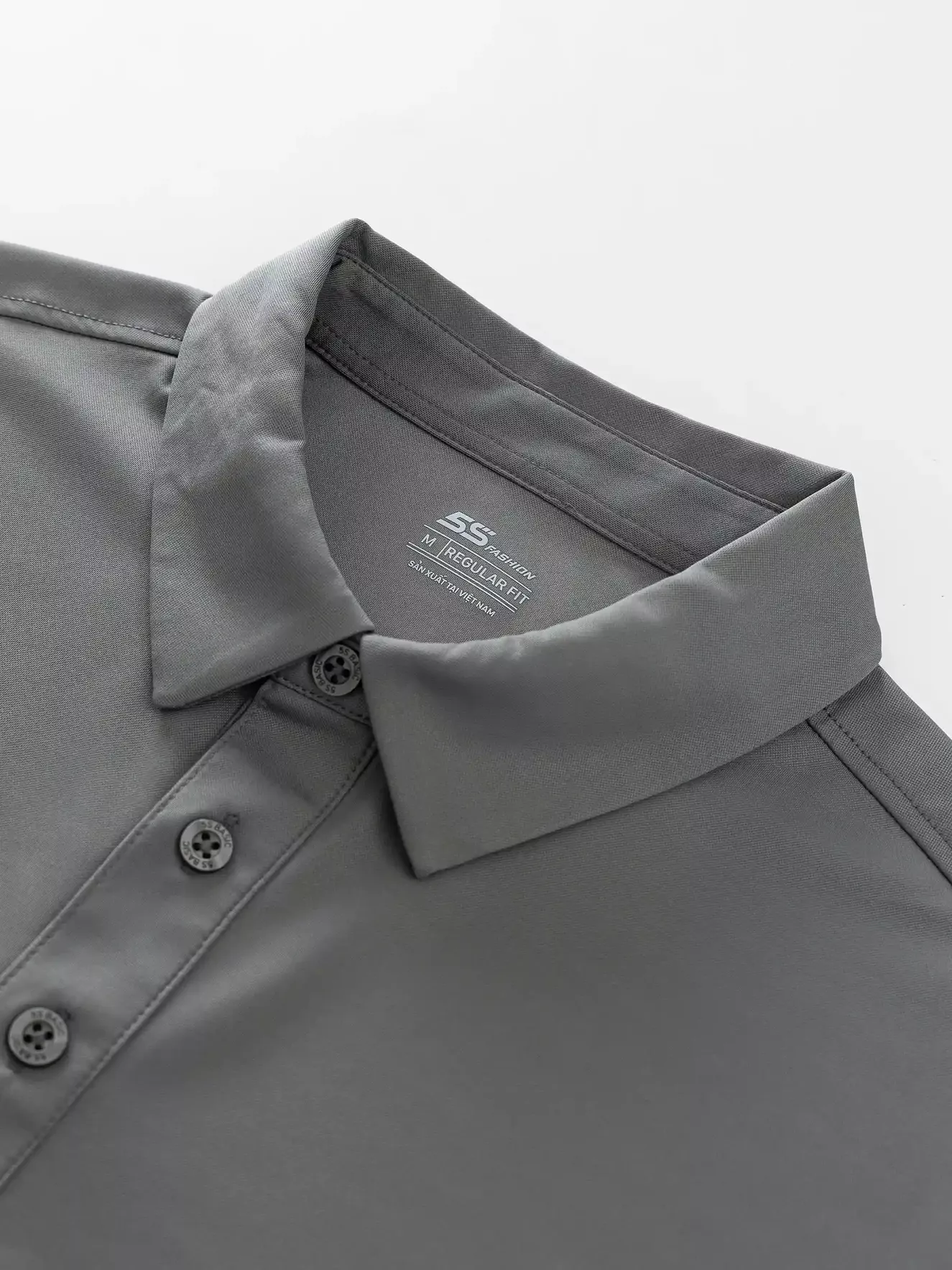 Áo Polo Nam Thể Thao 5S Fashion In Chữ Tay Regular APC24020