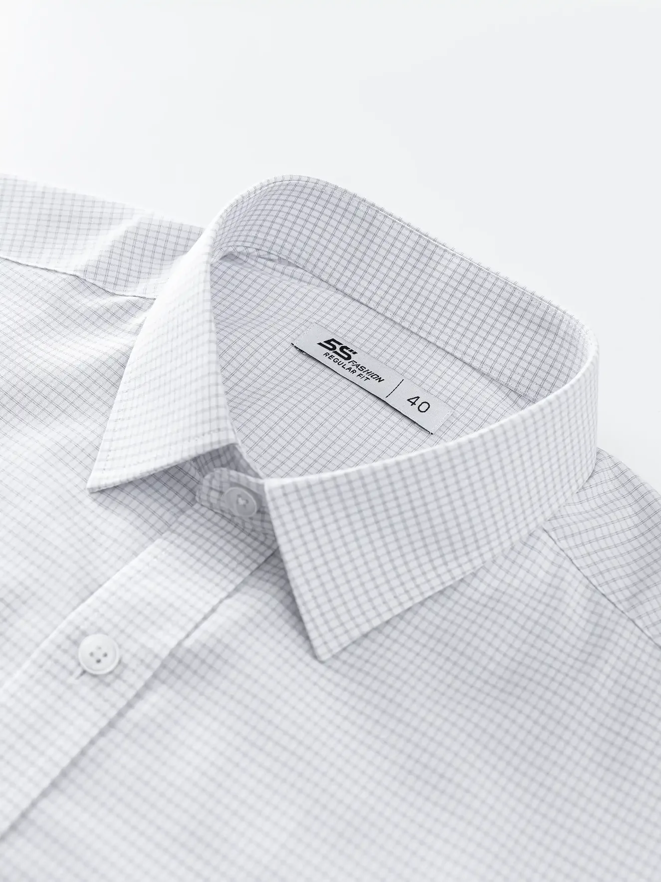 Áo Sơ Mi Nam Dài Tay Kẻ Ô 5S Fashion Có Túi Ngực ASM24060