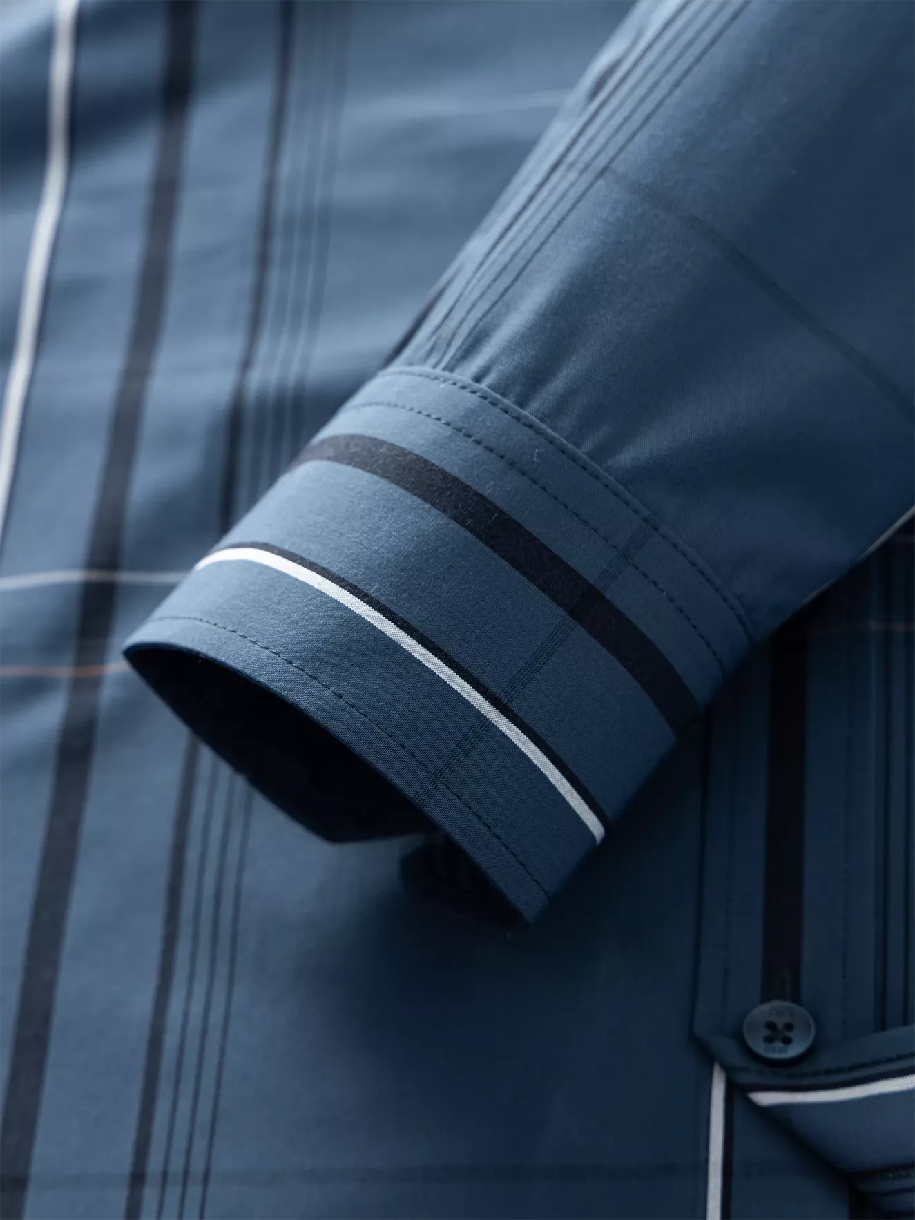 Áo Sơ Mi Nam Dài Tay 5S Fashion Dệt Kẻ Sang Trọng ASM24010