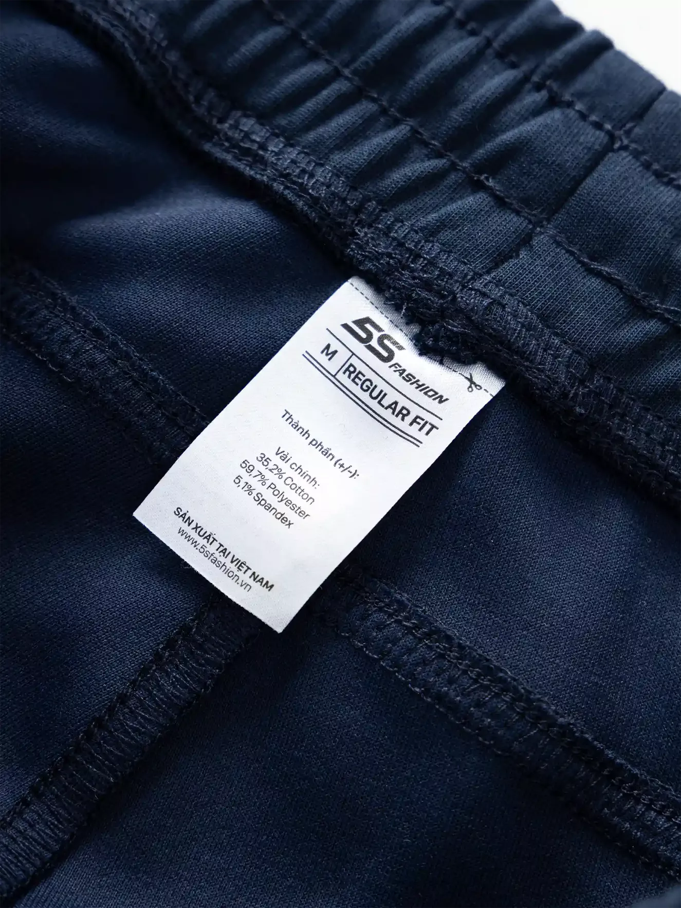 Quần Nỉ Nam Ống Suông 5S Fashion Trơn Basic BQNI24015