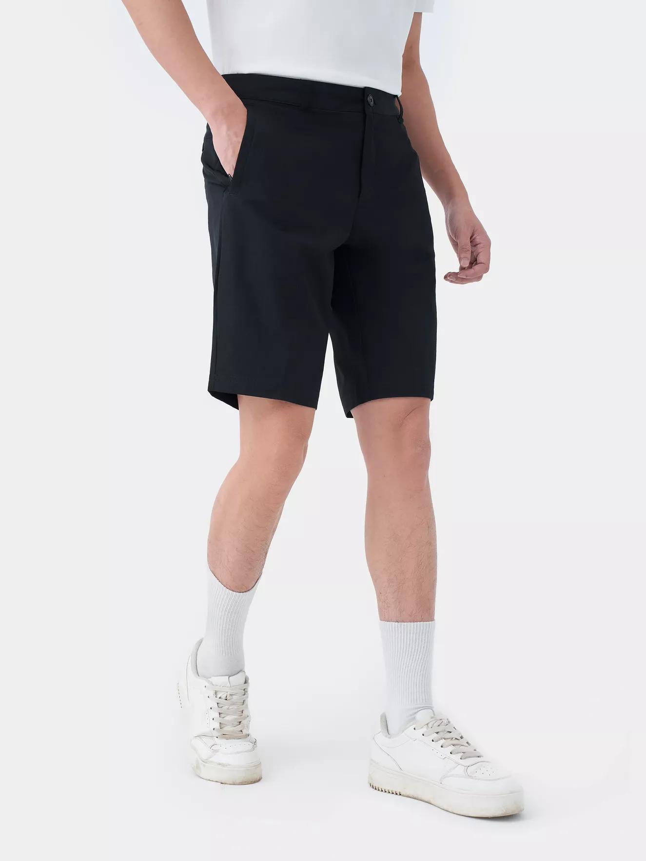 Quần Short Thể Thao Nam Cạp Cúc Phom Regular QST24006