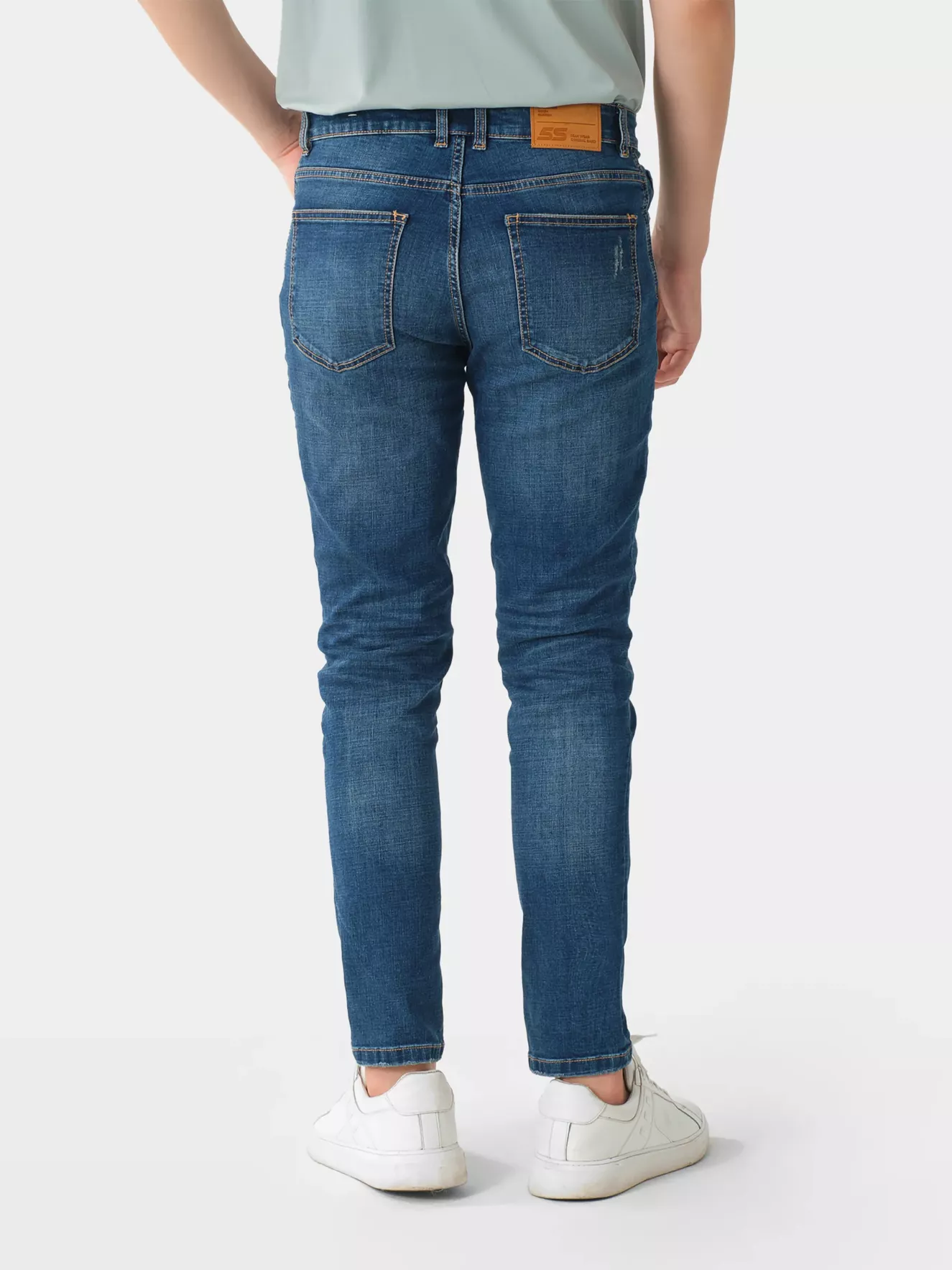 Quần Jean Nam 5S Fashion Cottton Phom Slimfit QBD23002