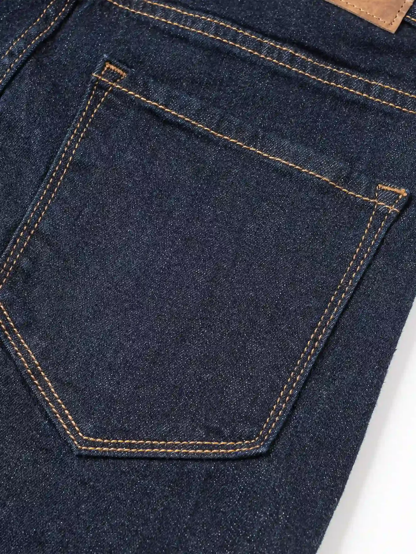 Quần Jean Nam 5S Fashion Màu Xanh Đen Trơn Phom Slimfit QBD22002