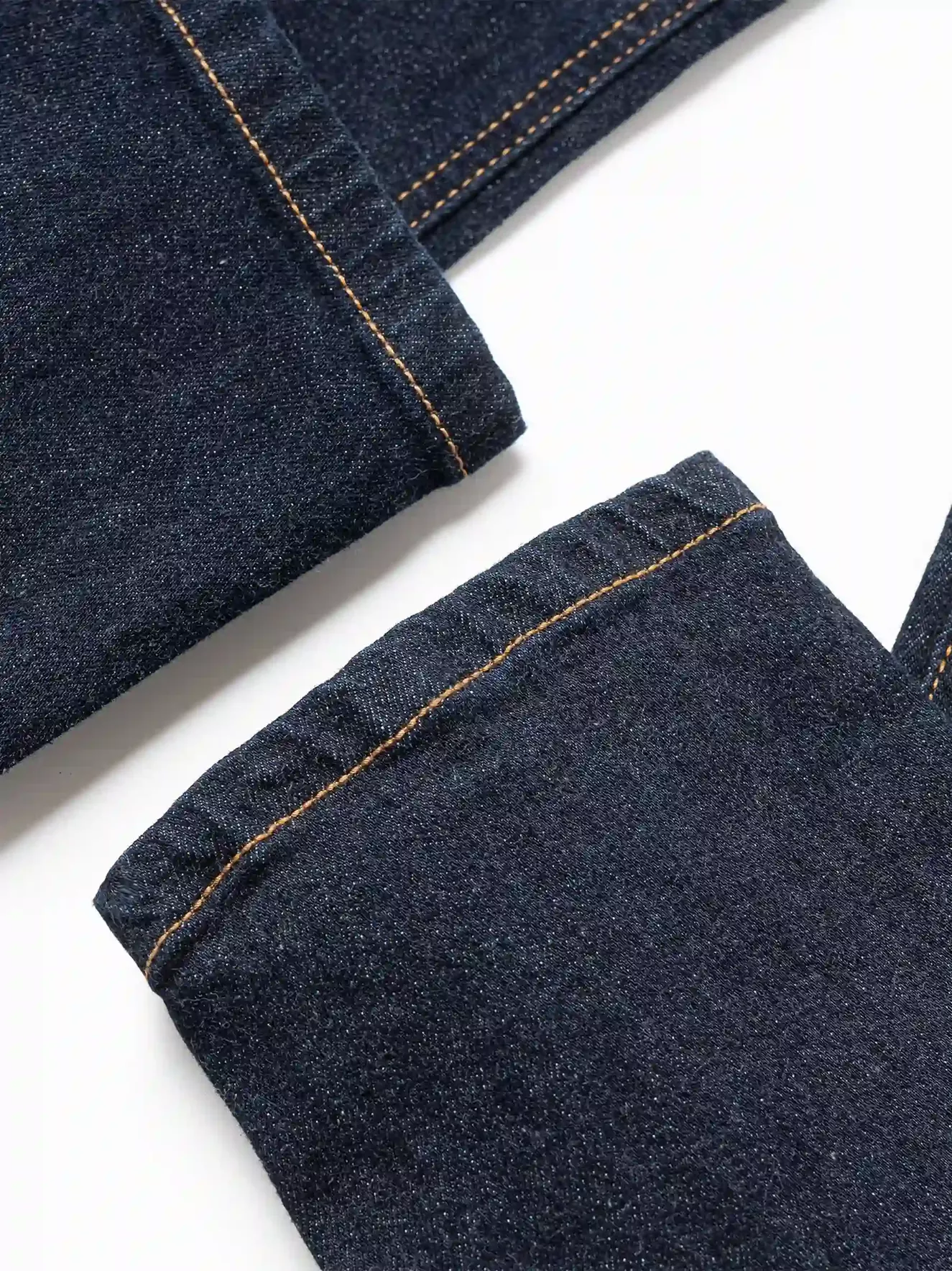 Quần Jean Nam 5S Fashion Màu Xanh Đen Trơn Phom Slimfit QBD22002