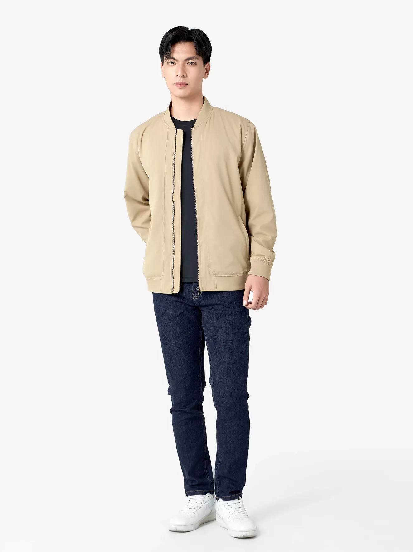 Áo Khoác Bomber Nam 5S Fashion Lót Lông Dày Dặn AKB24034