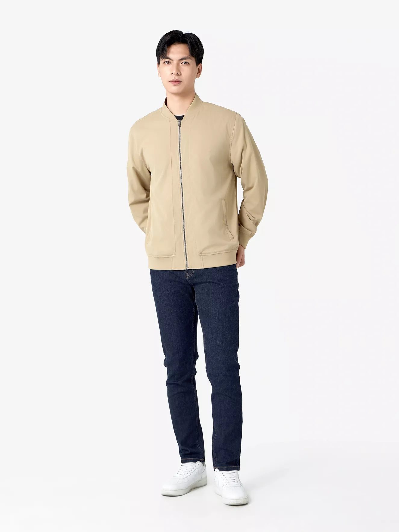 Áo Khoác Bomber Nam 5S Fashion Lót Lông Dày Dặn AKB24034