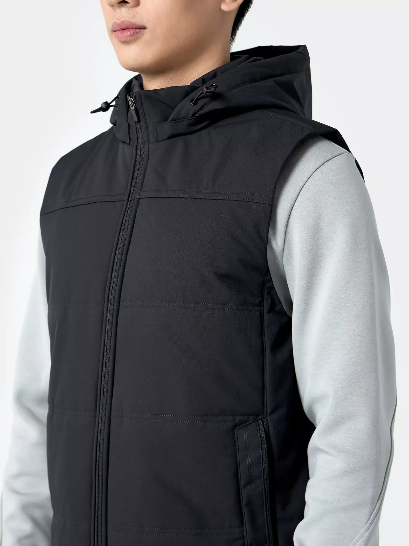 Áo Khoác Chần Bông Gile 5S Fashion Có Mũ Tháo Rời Basic APH24025