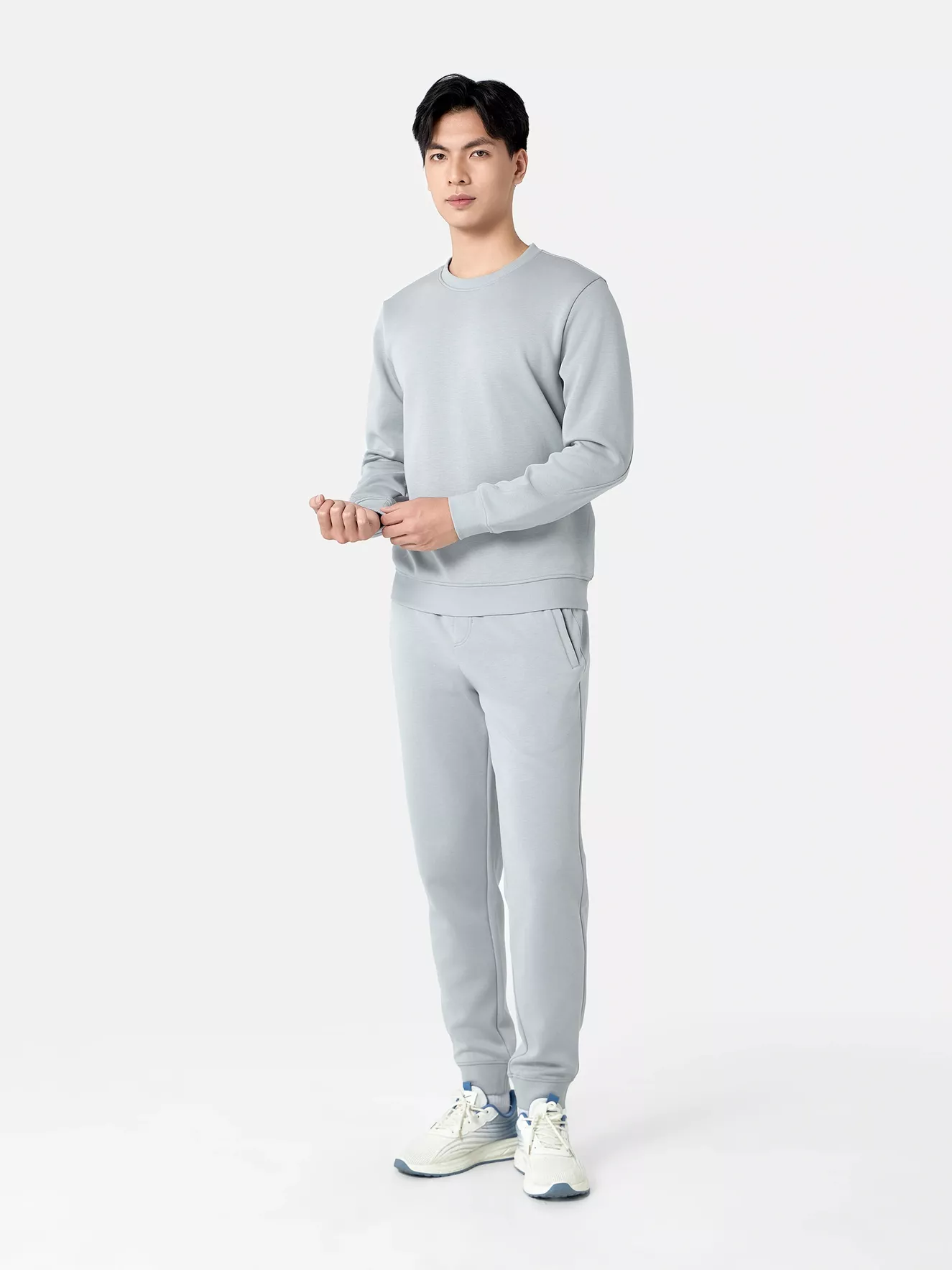 Bộ Quần Áo Nỉ Nam 5S Fashion Classic Phom Slimfit BNI24026