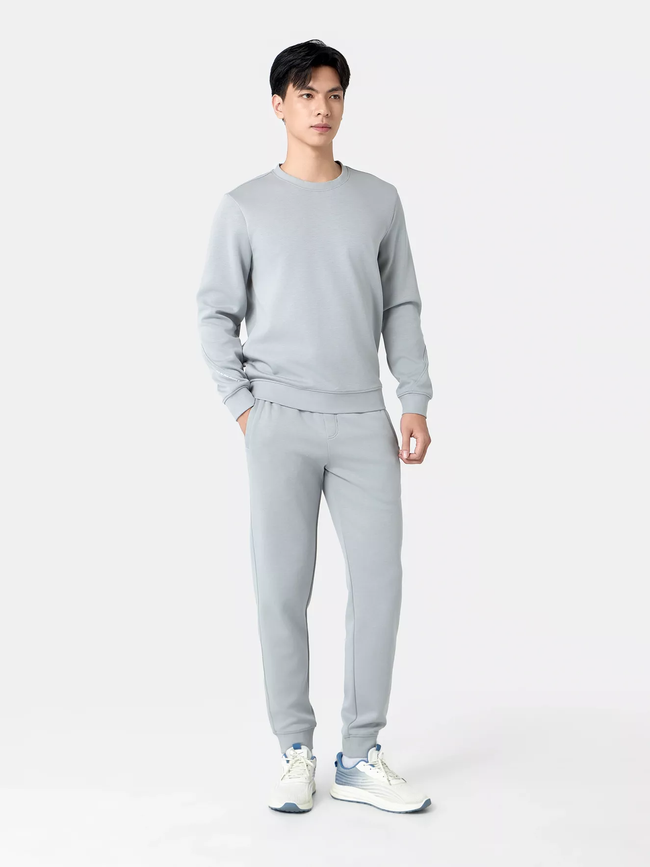 Bộ Quần Áo Nỉ Nam 5S Fashion Classic Phom Slimfit BNI24026