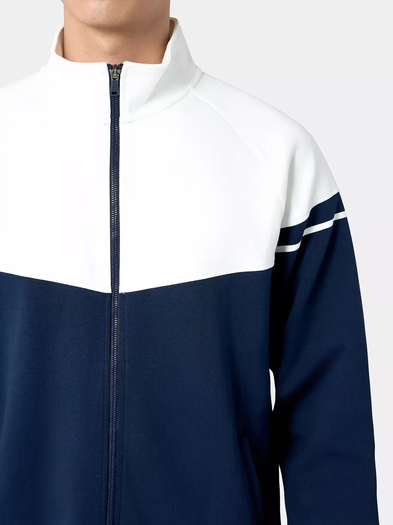 Áo Nỉ Nam Zipper 5S Fashion Can Phối Regular BAKN24015