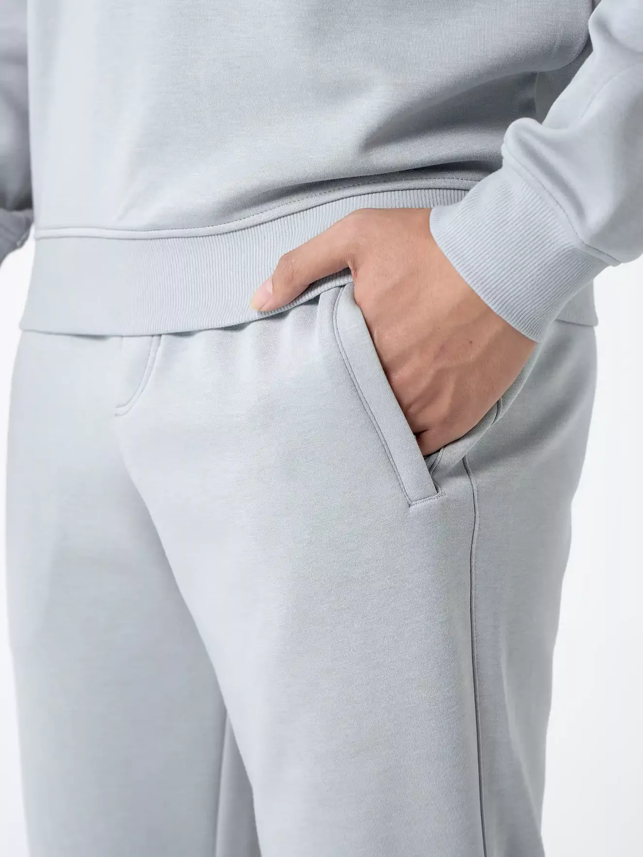 Quần Nỉ Nam Trơn Cạp Chun 5S Fashion Phom Slimfit BQNI24026