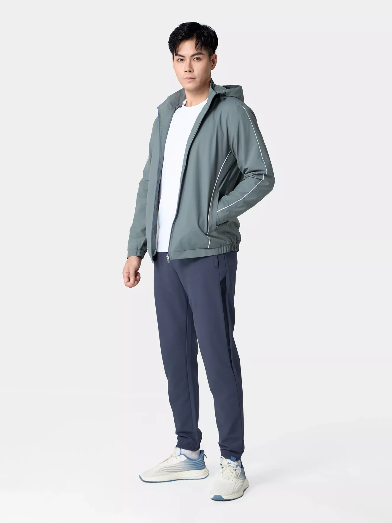 Áo Khoác Gió Nam Lót Lông Mũ Rời 5S Fashion Phom Regular AKG24015