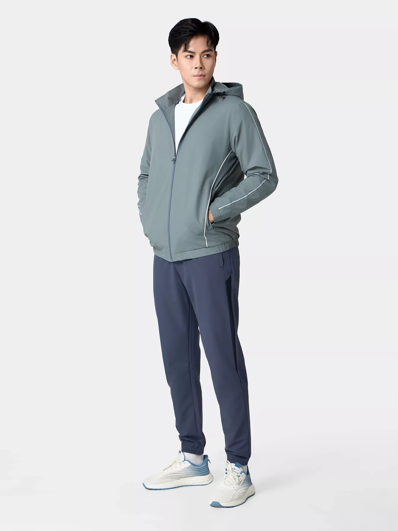 Áo Khoác Gió Nam Lót Lông Mũ Rời 5S Fashion Phom Regular AKG24015