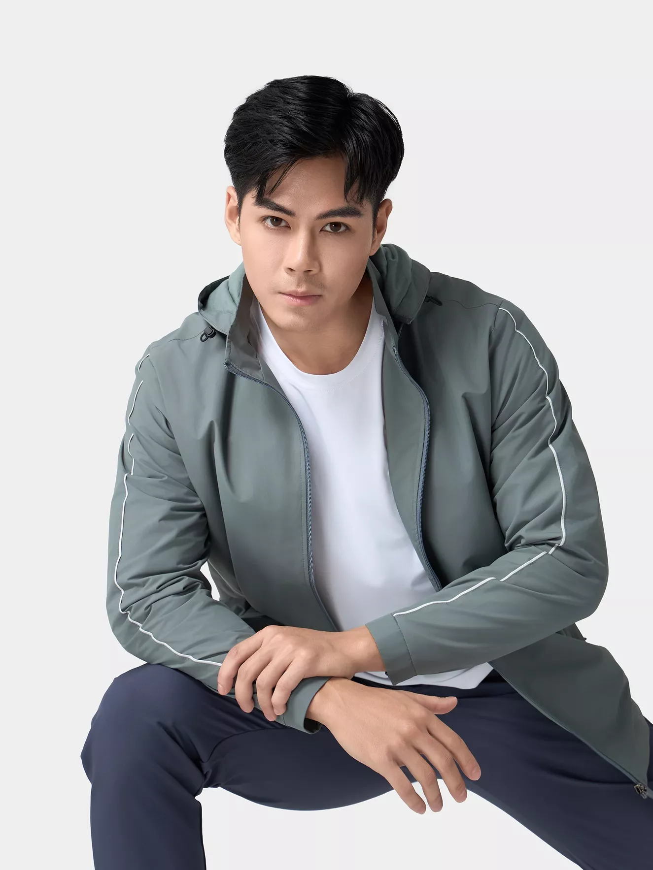 Áo Khoác Gió Nam Lót Lông Mũ Rời 5S Fashion Phom Regular AKG24015