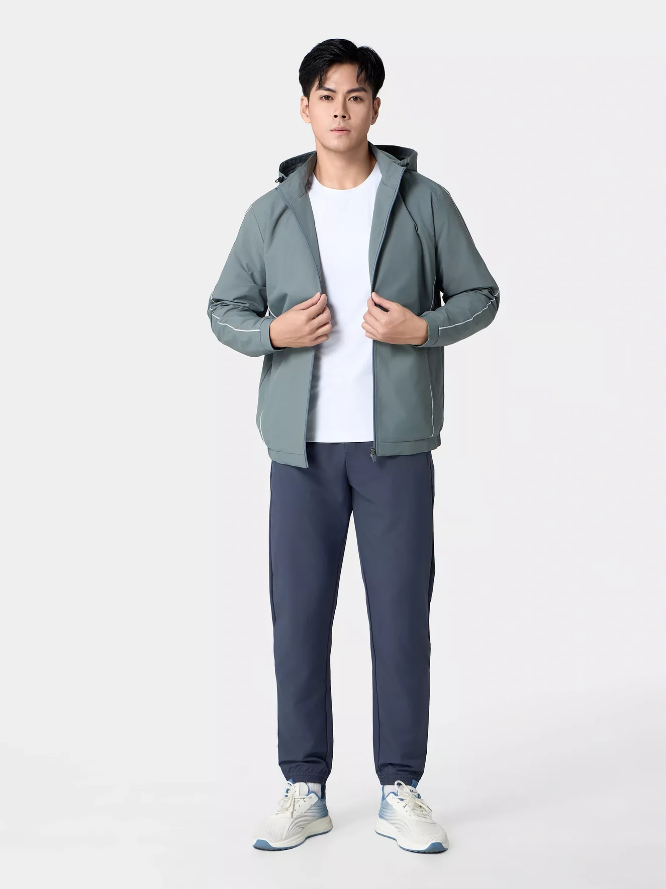 Áo Khoác Gió Nam Lót Lông Mũ Rời 5S Fashion Phom Regular AKG24015