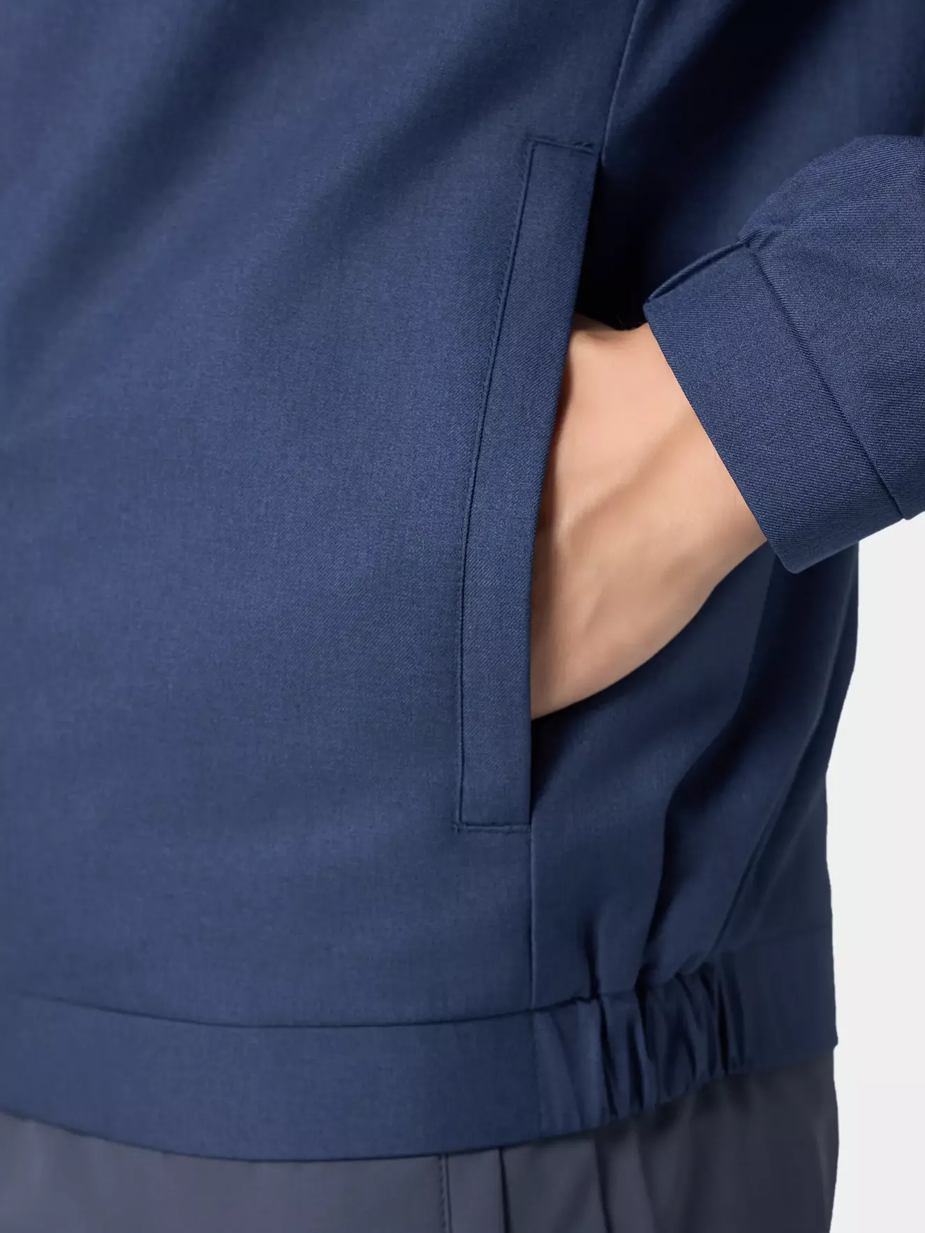 Áo Khoác Thời Trang Nam 5S Fashion Cổ Dệt Line AKH24003