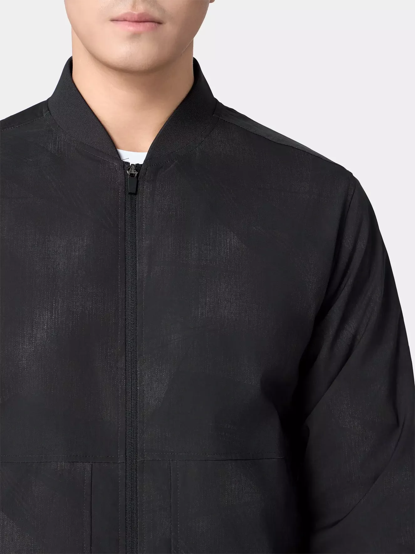 Áo Khoác Bomber Nam Họa Tiết Lót Nỉ 5S Fashion Trẻ Trung AKB24051