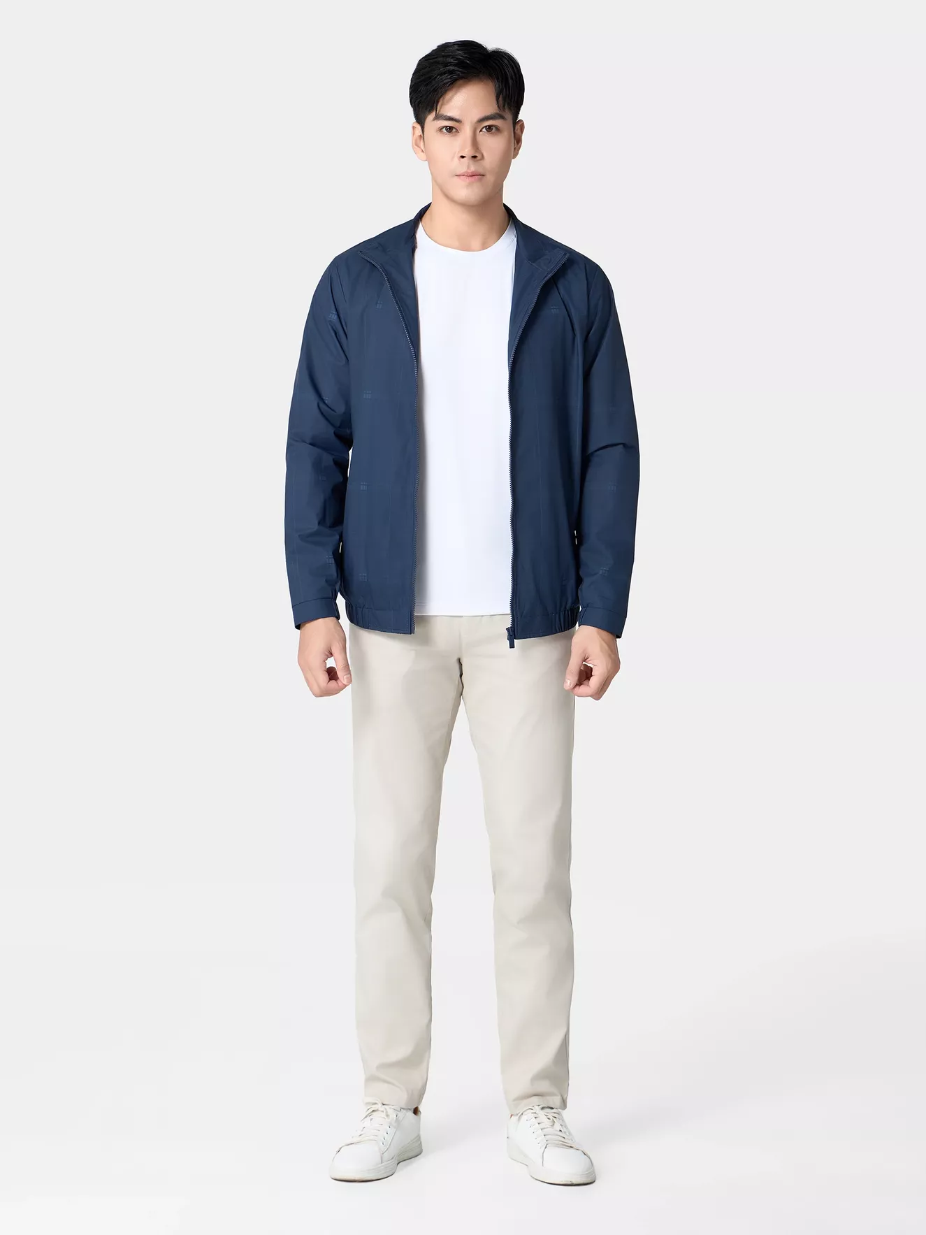 Áo Khoác Thời Trang Nam 5S Fashion Dệt Kể Ô Sang Trọng AKH24063