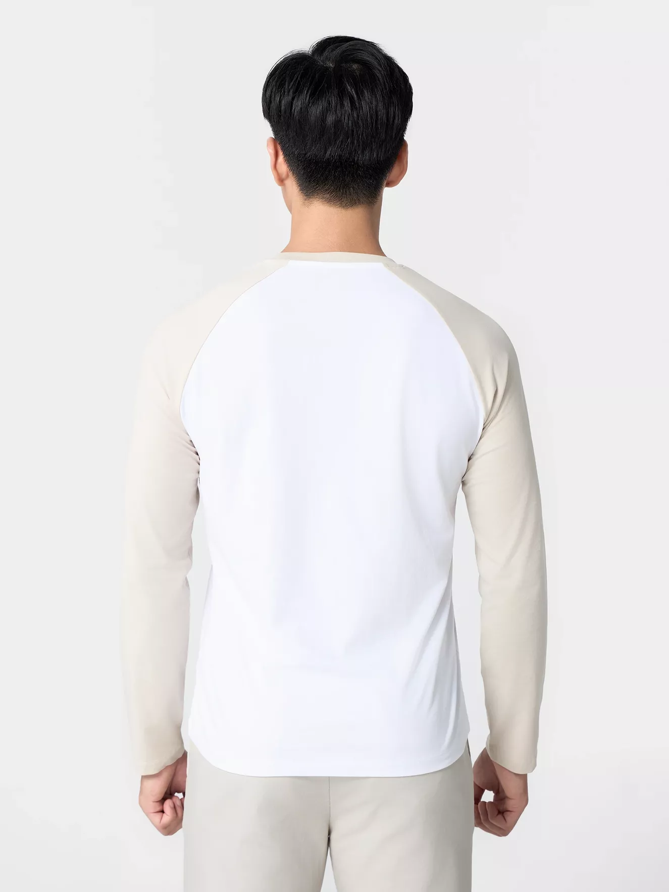 Áo Thun Nam Dài Tay Cotton 5S Fashion Tay Raglan ATH24011