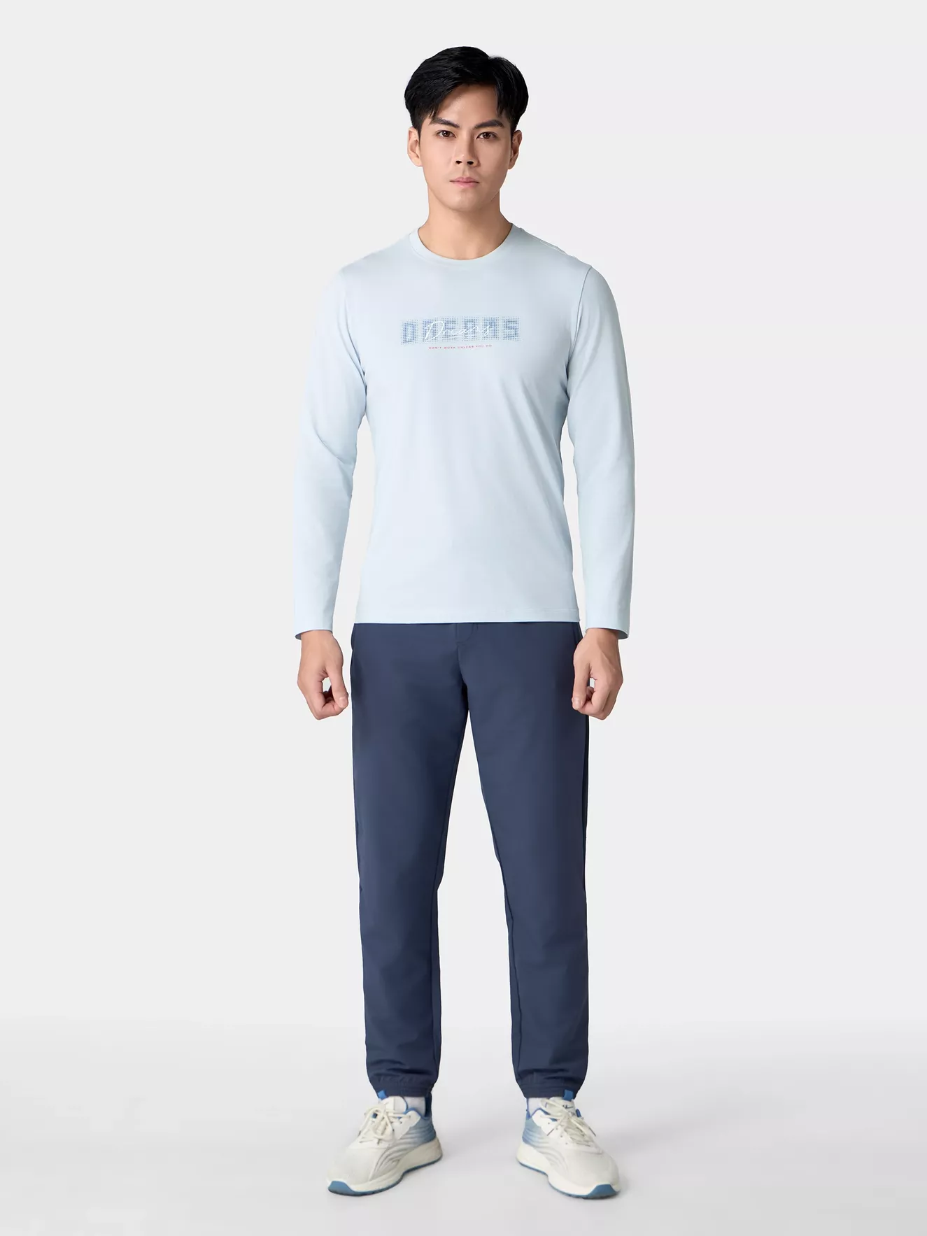 Áo Thun Nam Tay Dài Cotton 5S Fashion Phom Slimfit ATH24010