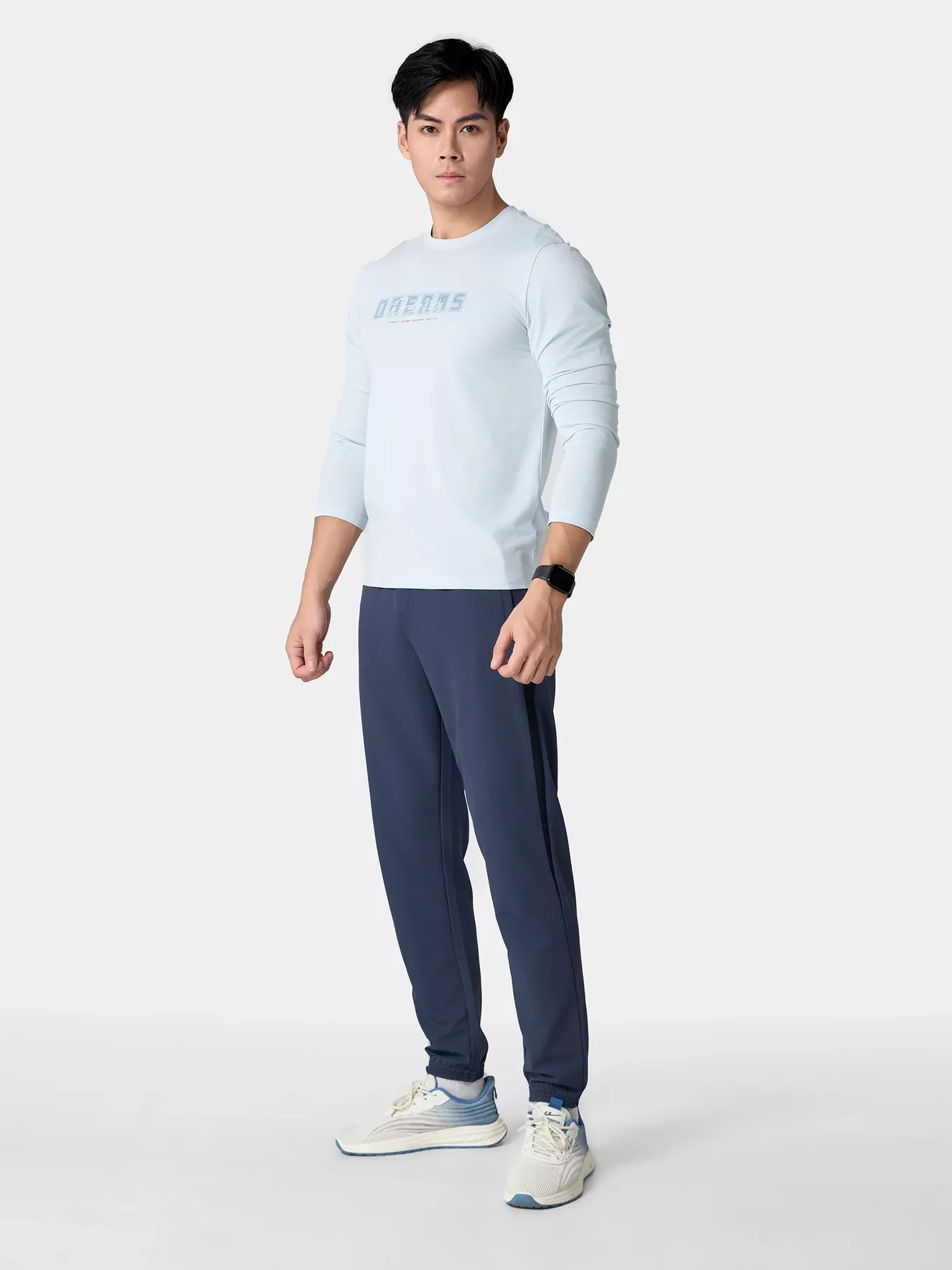 Áo Thun Nam Tay Dài Cotton 5S Fashion Phom Slimfit ATH24010