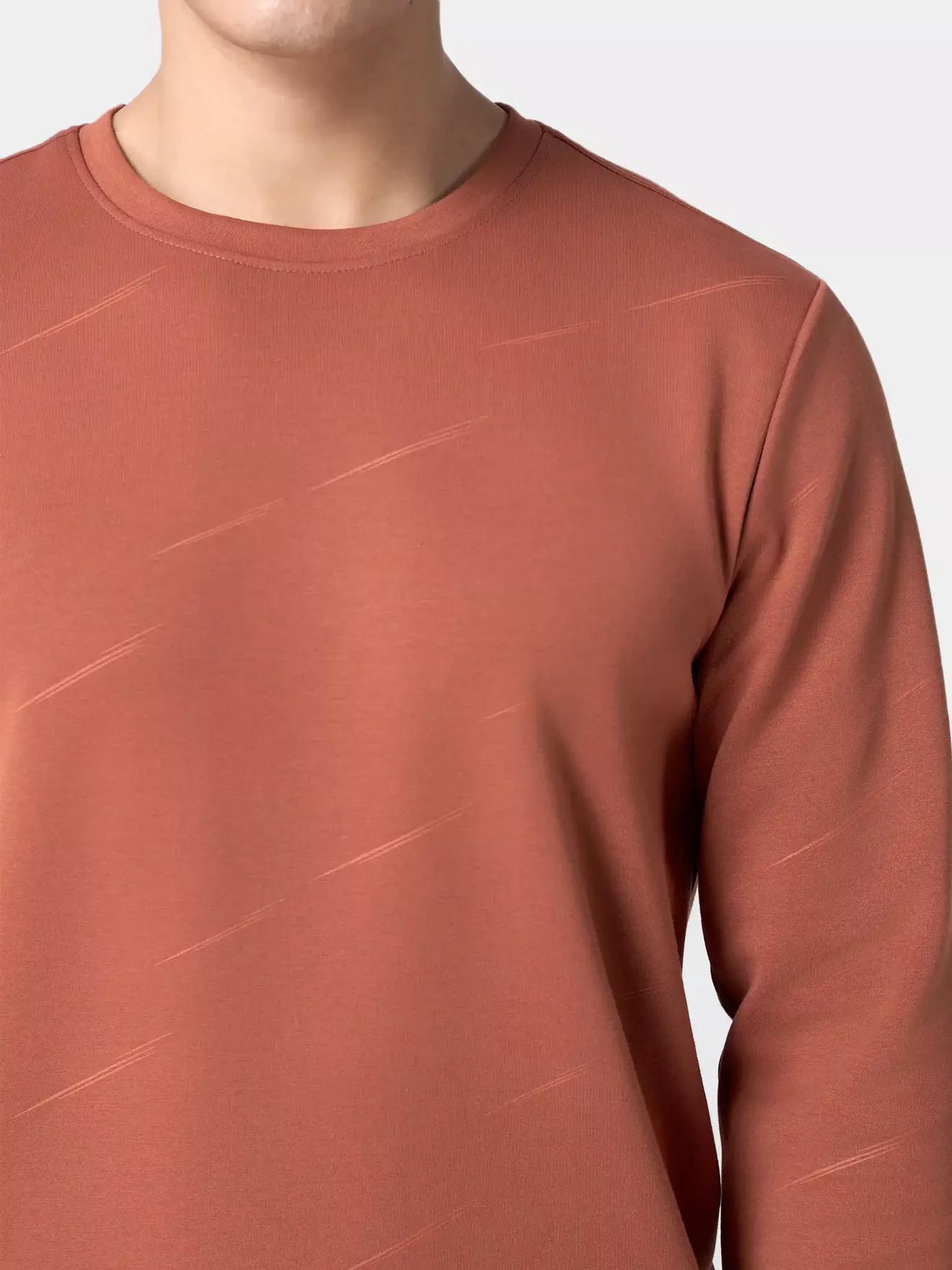 Áo Nỉ Nam 5S FASHION Họa Tiết Phom Slimfit ANI24010