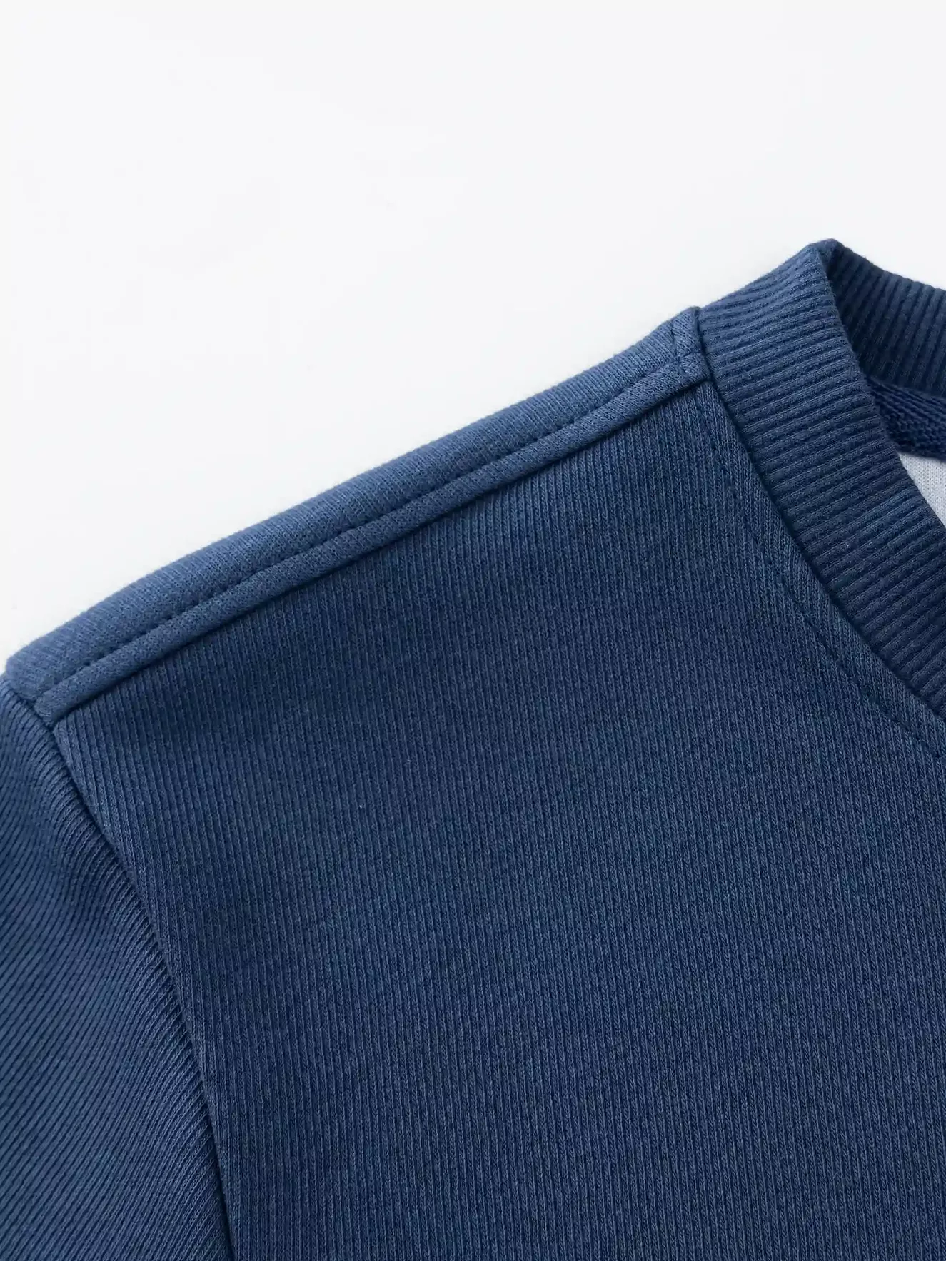 Áo Nỉ Nam Dài Tay 5S Fashion Basic Slimfit BANI24101