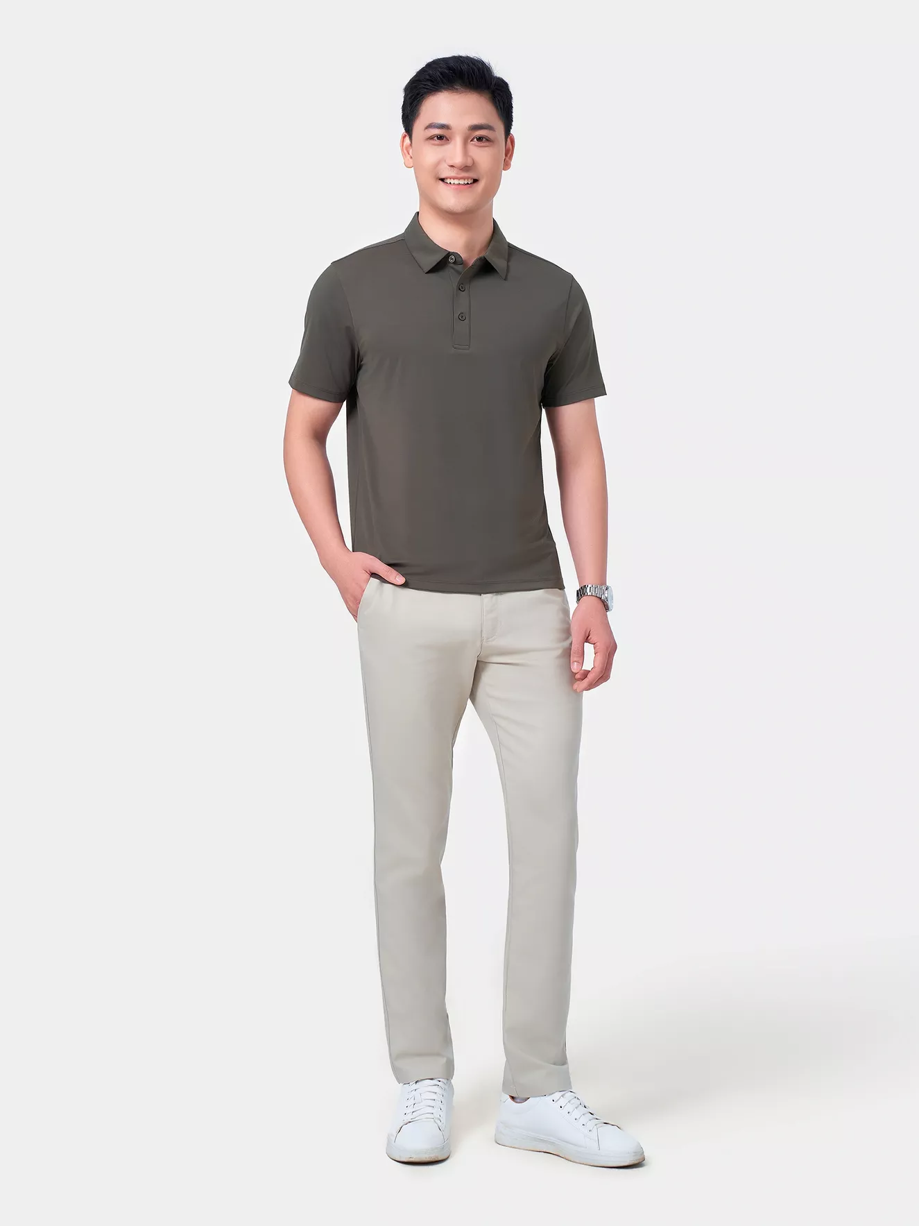 Áo Polo Nam Thể Thao 5S Fashion Regular APC24068