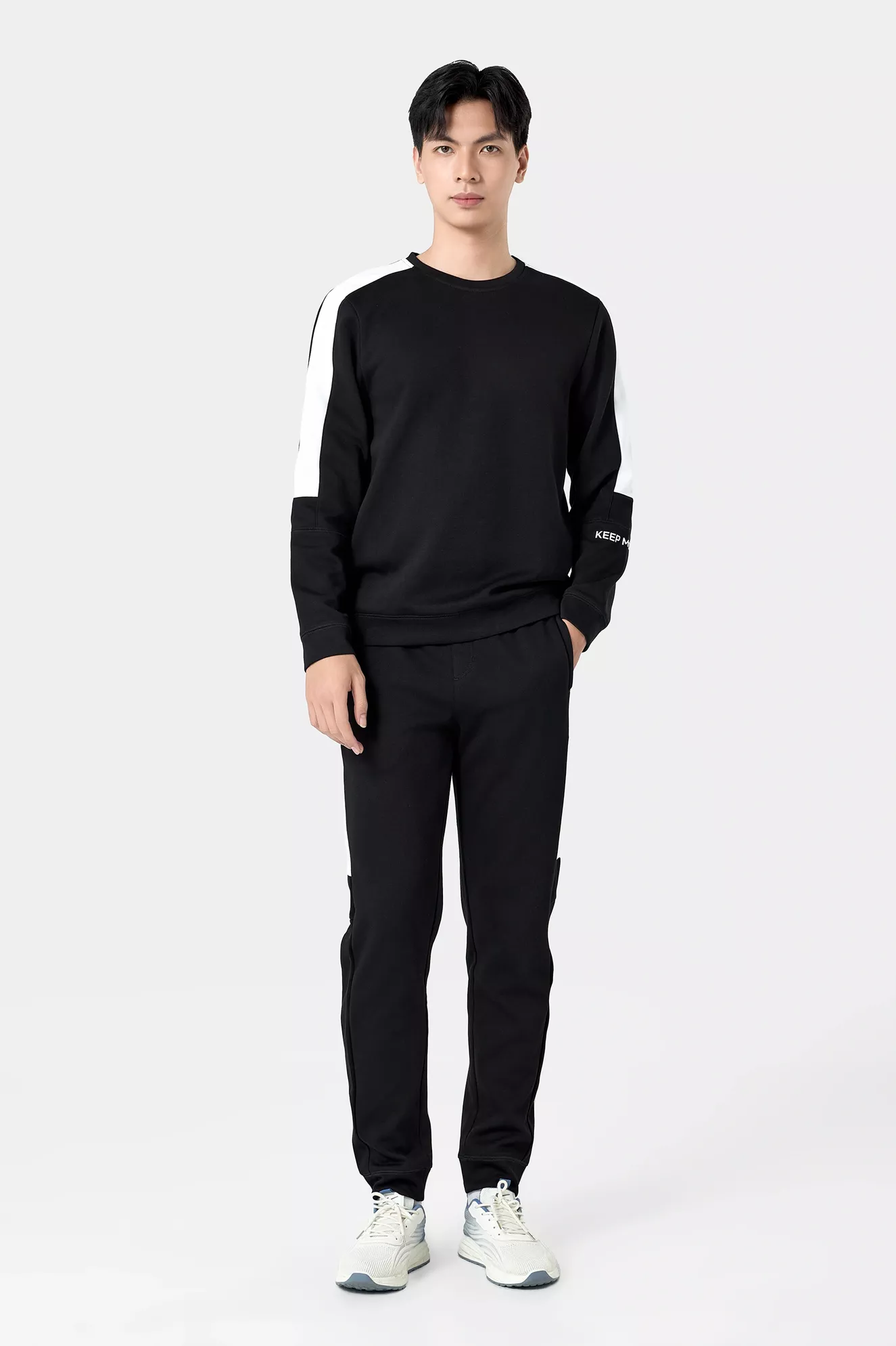 Bộ Quần Áo Nam Mùa Đông 5S Fashion Can Phối BNI24118