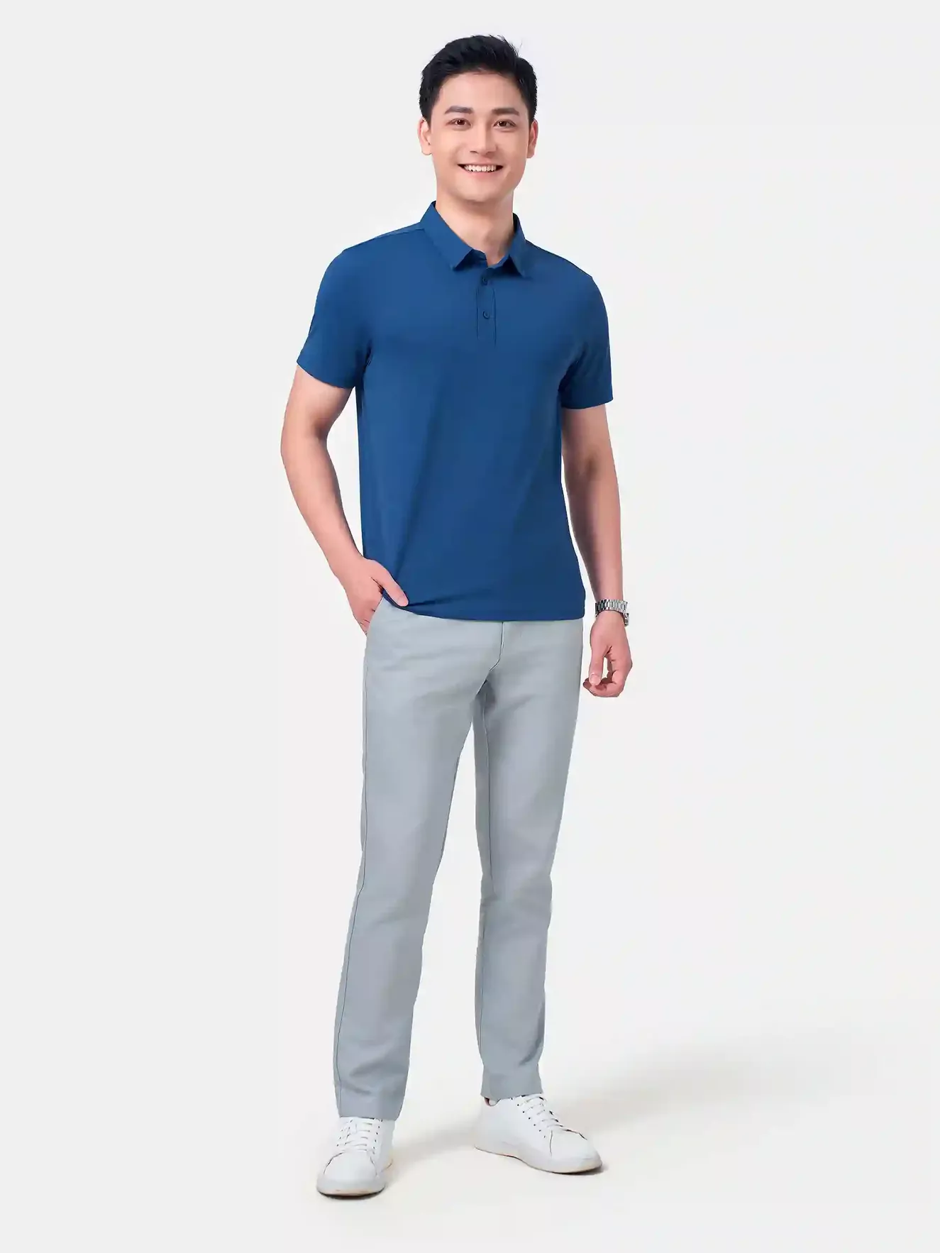 Áo Polo Nam 5S Fashion Sport Họa Tiết APC24066