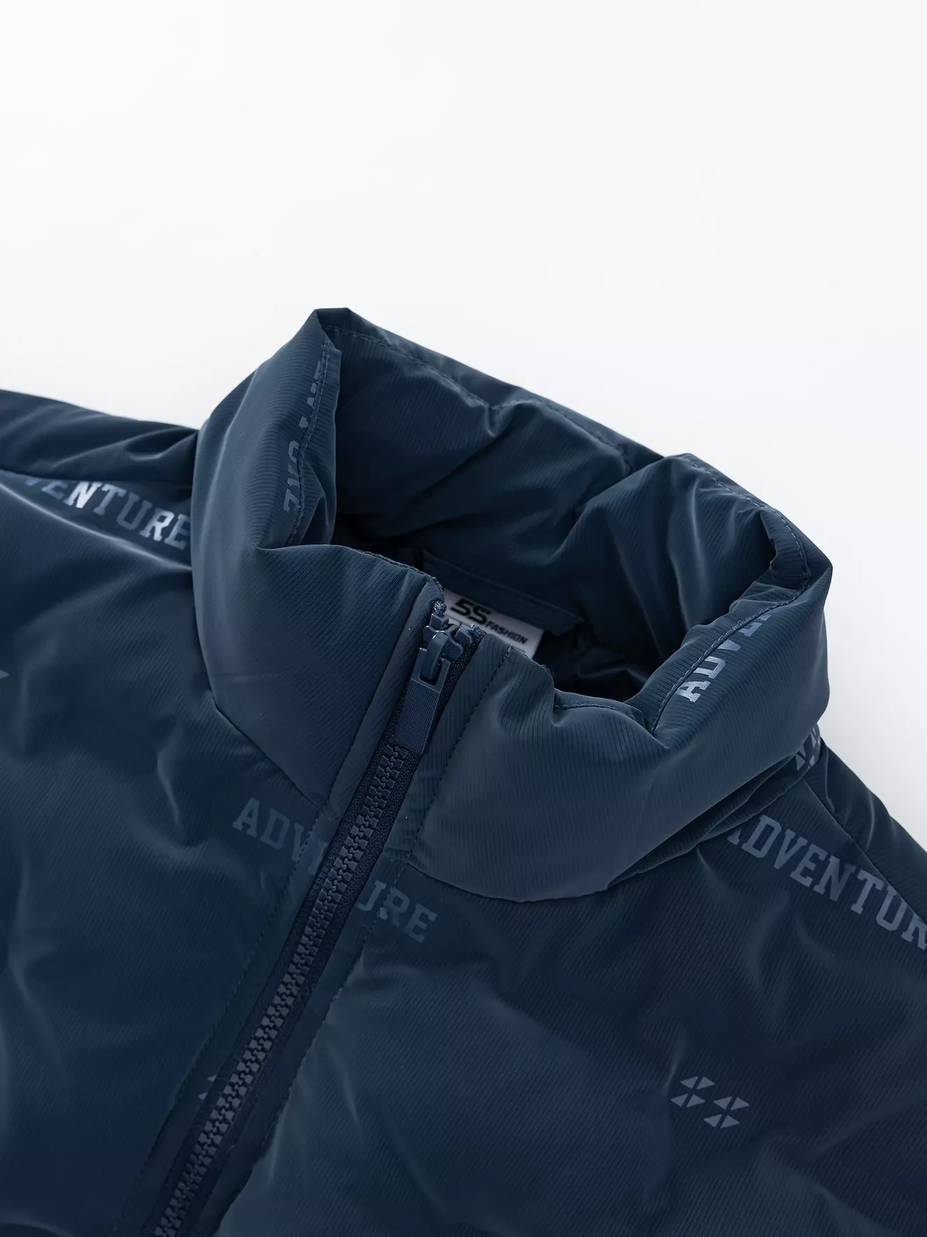 Áo Phao Cổ Trụ Seamless 5S Fashion Họa Tiết Phom Slimfit APH24029