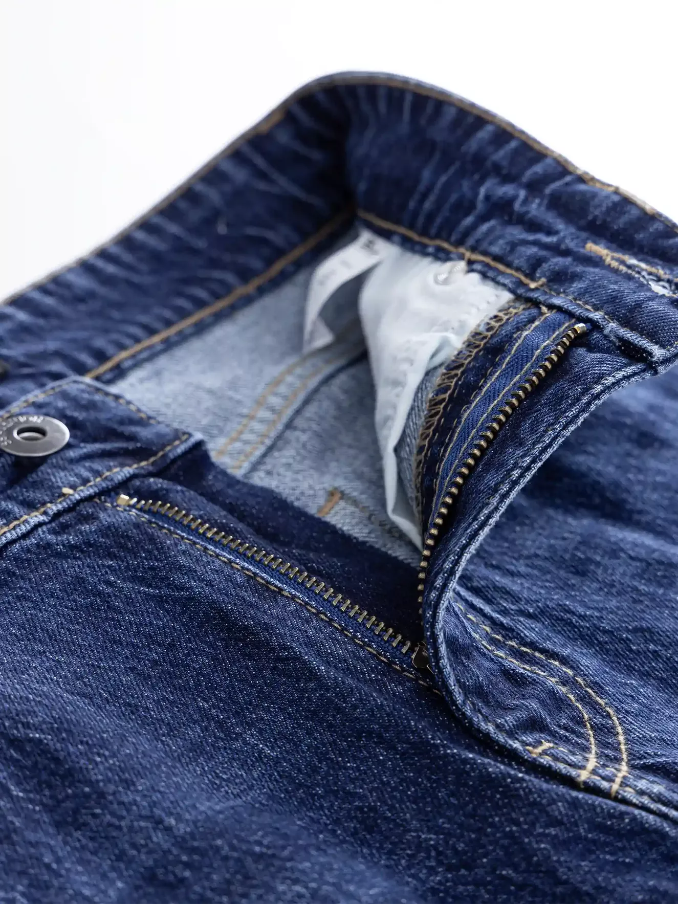 Quần Jean Nam Cotton 5S Fashion Màu Xanh Regular QJE24017