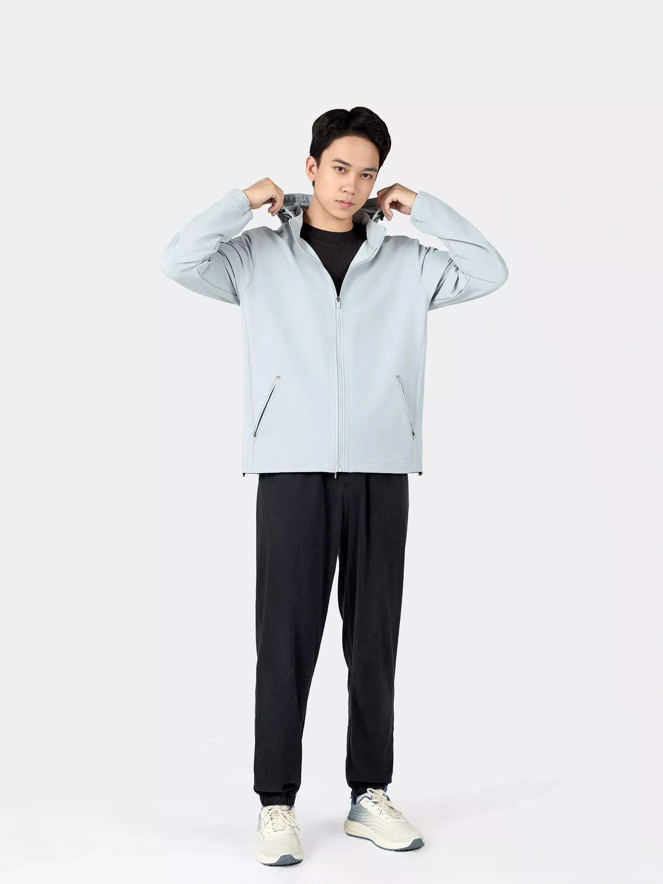 Áo Khoác Gió Nam 5S Fashion In Chữ Phom Slimfit AKG24002