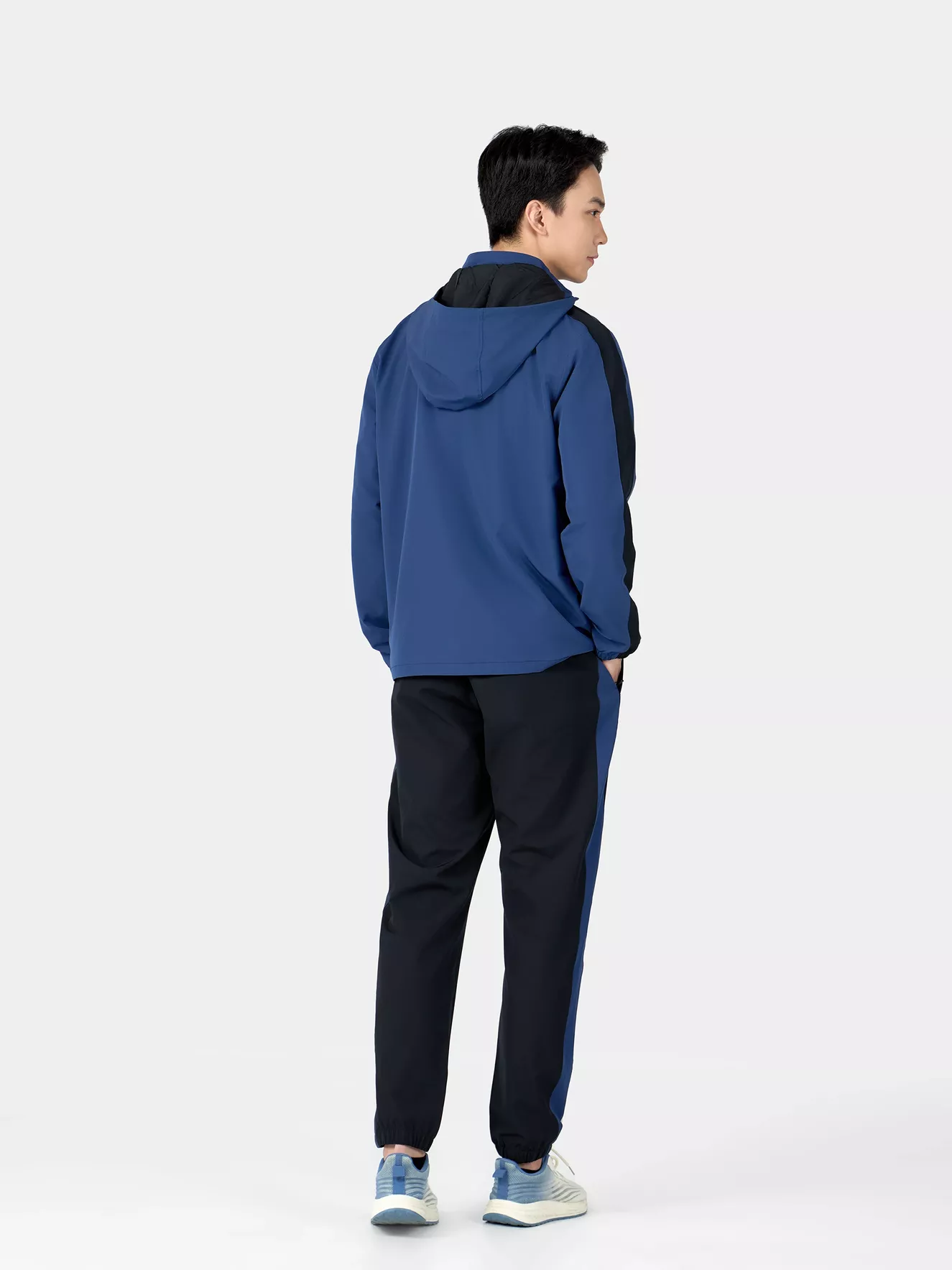 Bộ Quần Áo Gió Có Mũ 5S Fashion Can Phối Slimfit BOG24004