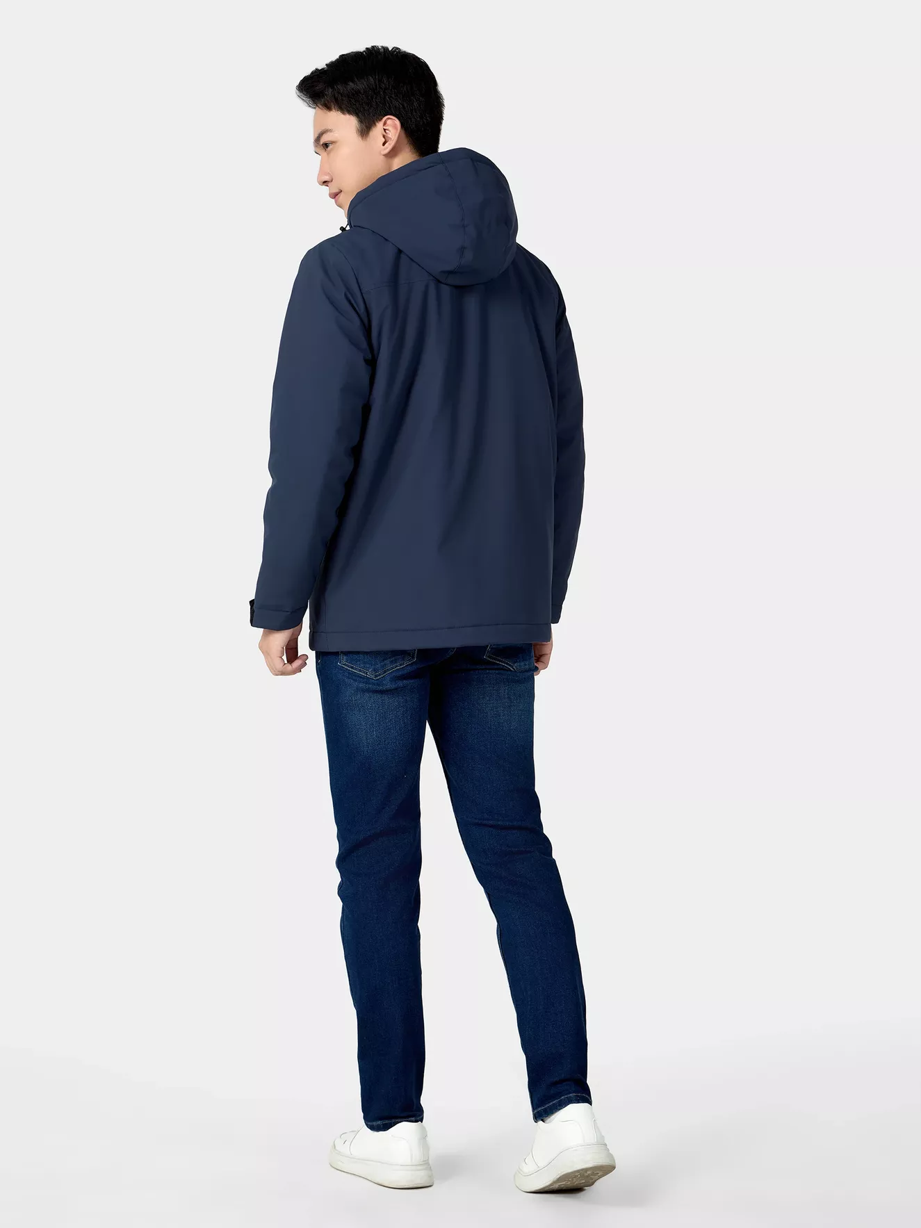 Áo Khoác Parka Nam 5S Fashion Trơn Phom Regular APH24030