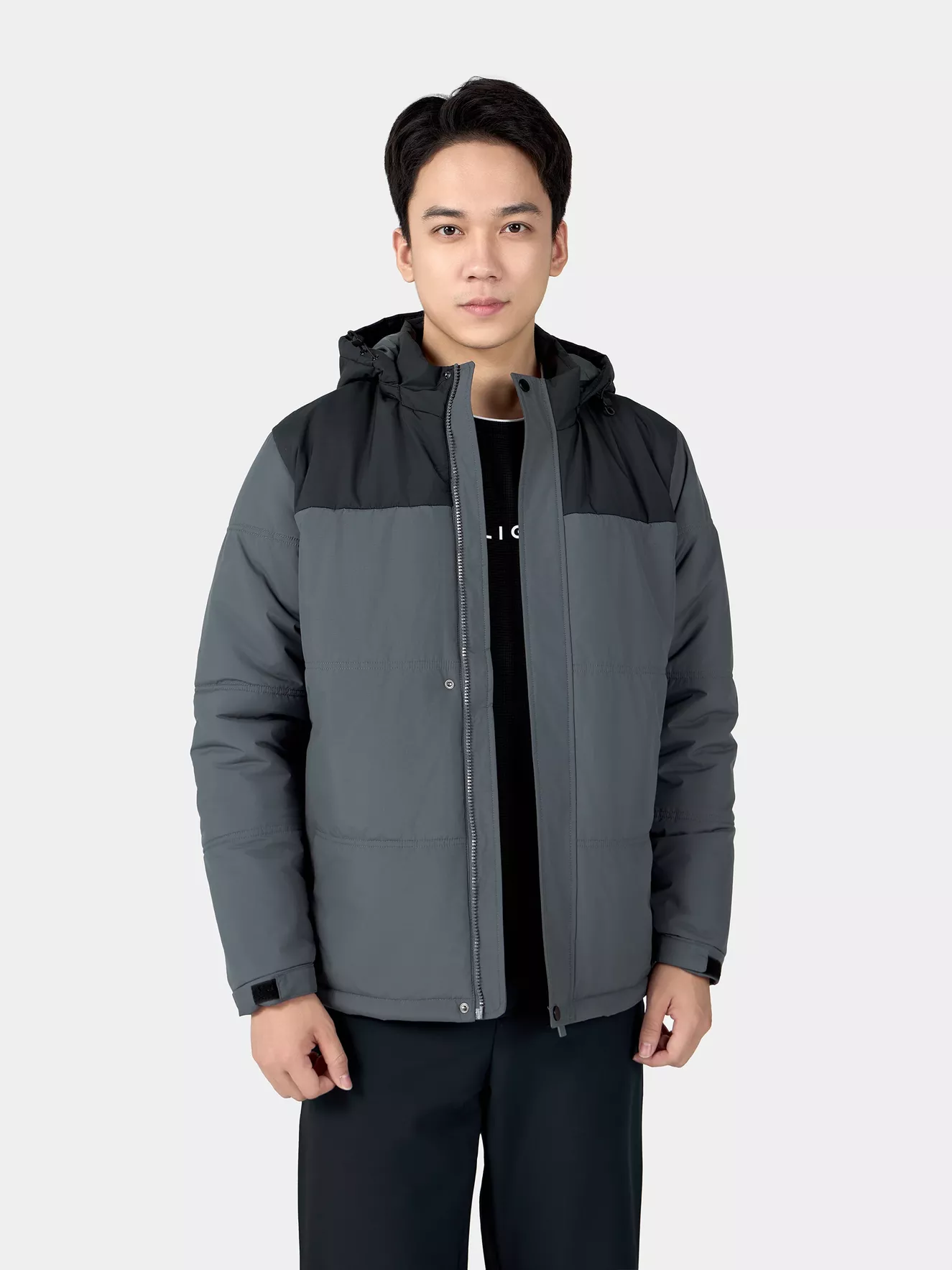 Áo Phao Nam Chần Bông 5S Fashion Can Phối Regular APH24048