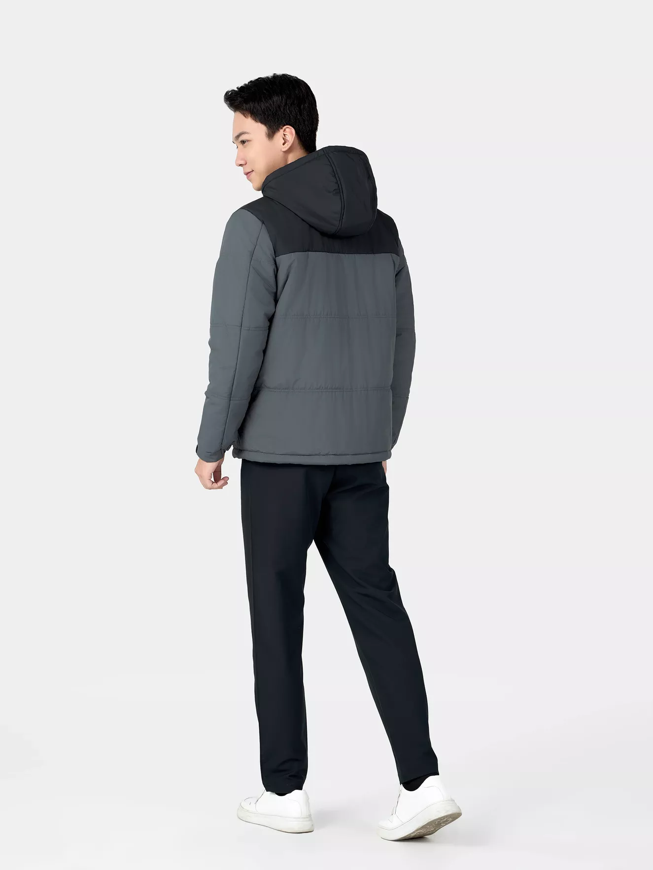 Áo Phao Nam Chần Bông 5S Fashion Can Phối Regular APH24048