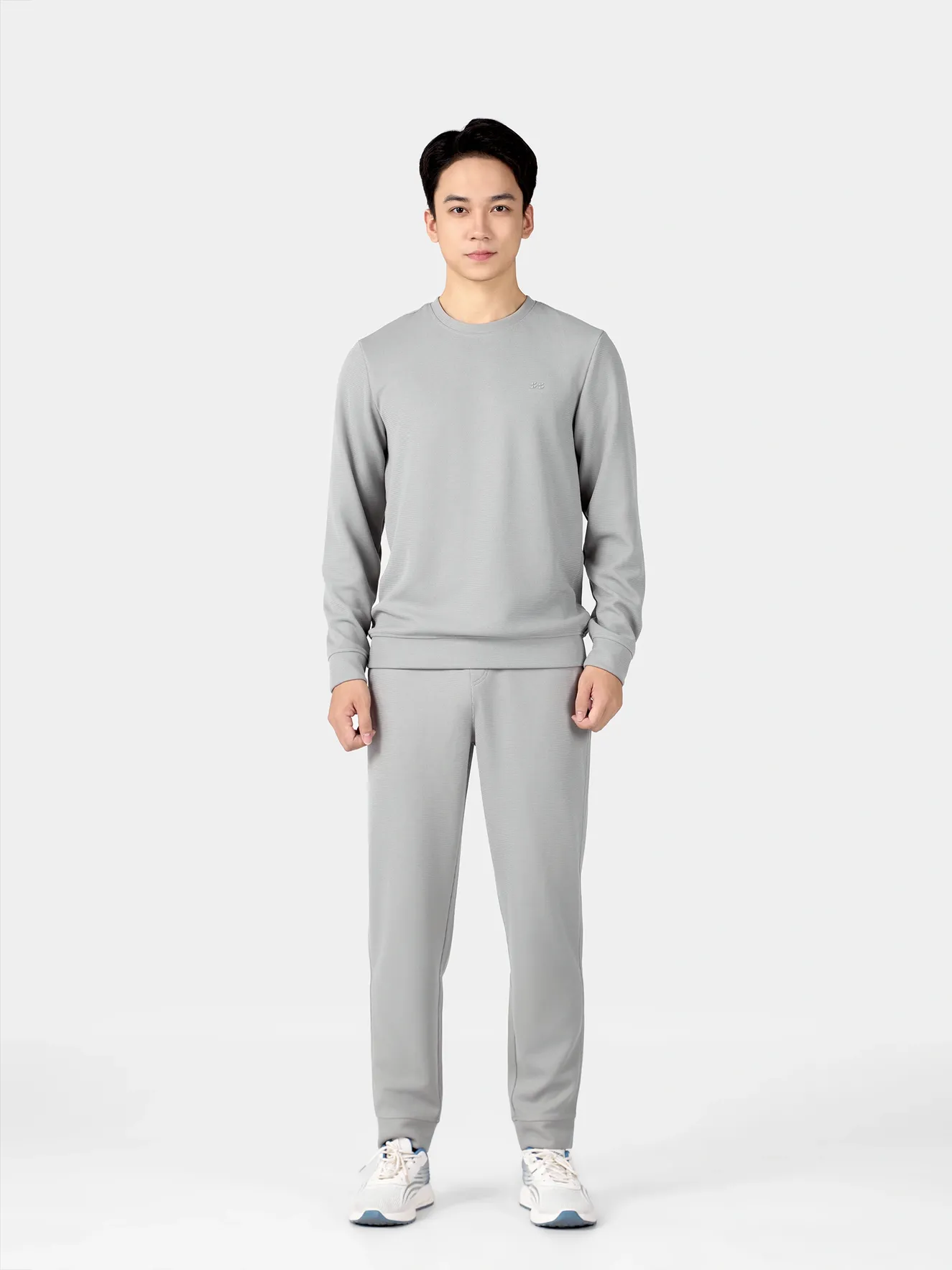 Bộ Quần Áo Nỉ Nam 5S Fashion Dệt Hiệu Ứng Phom Slimfit BNI24022