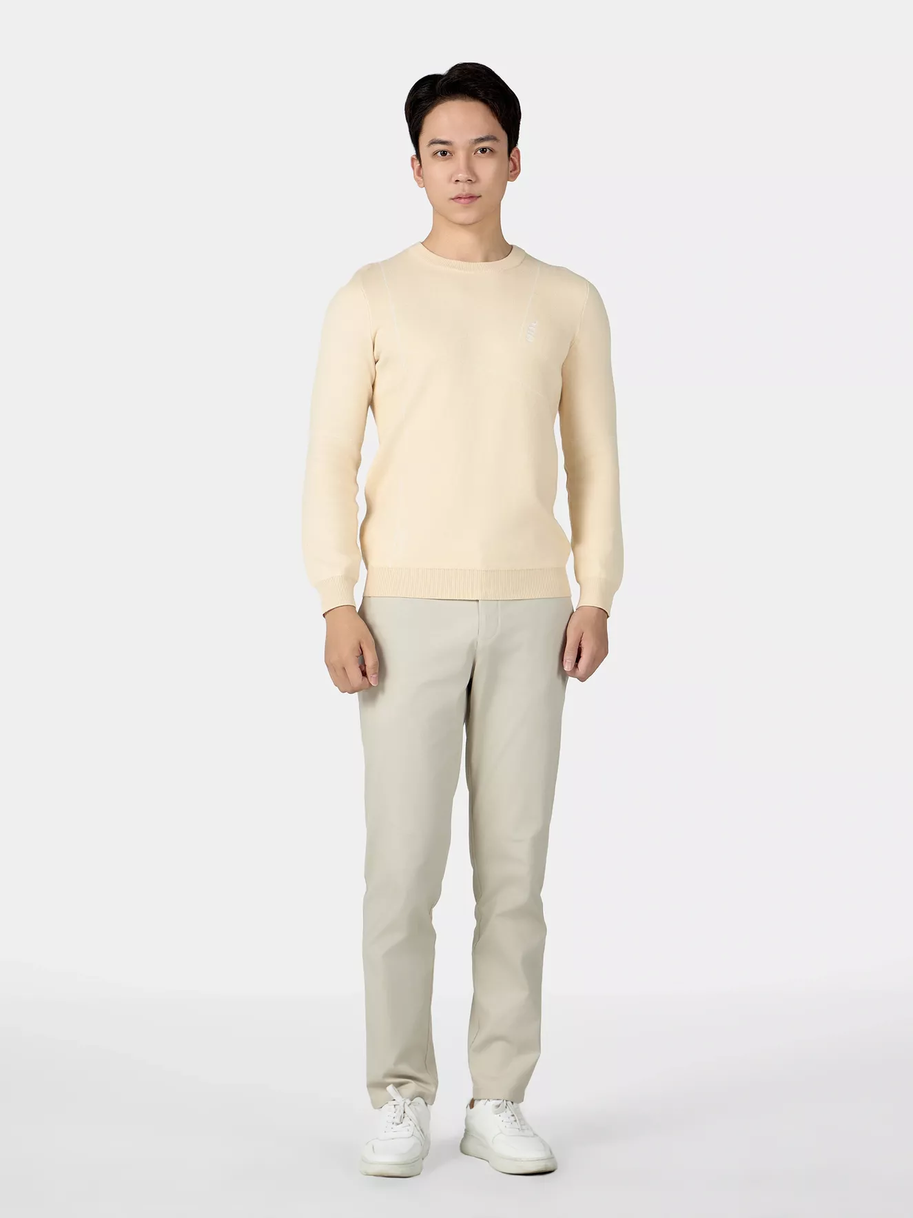 Áo Len Nam Họa Tiết 5S Fashion Phom Slimfit ALE24002