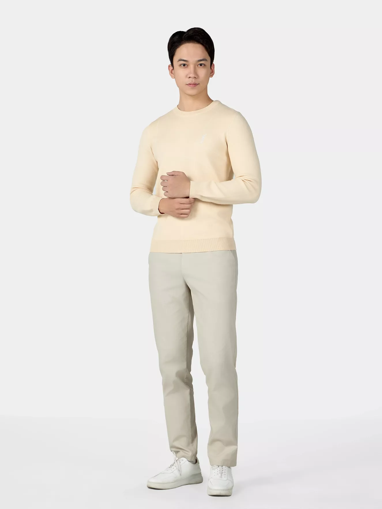 Áo Len Nam Họa Tiết 5S Fashion Phom Slimfit ALE24002