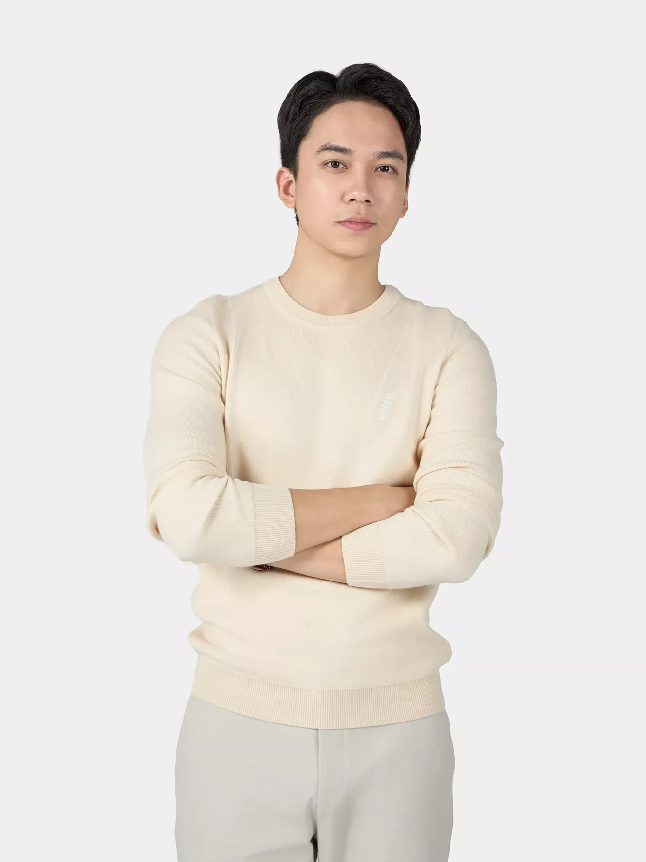 Áo Len Nam Họa Tiết 5S Fashion Phom Slimfit ALE24002