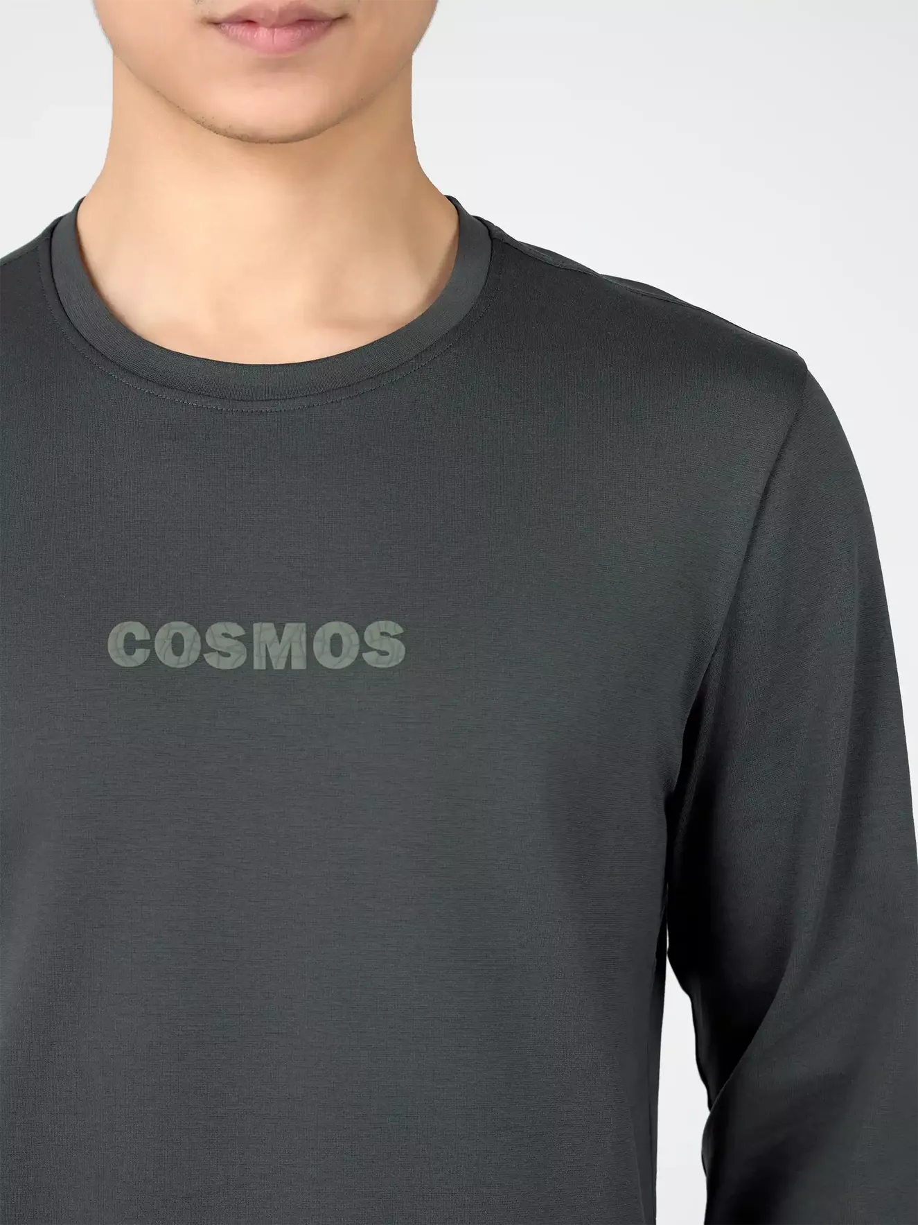 Áo Thun Nam Dài Tay 5S Fashion In Chữ Phom Slimfit ATH24029