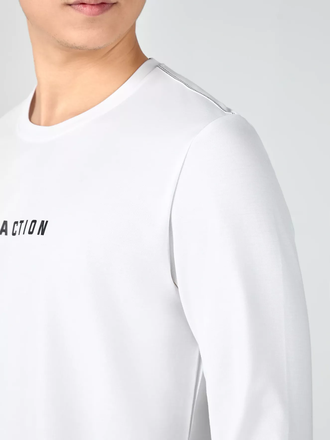 Áo Thun Nam Dài Tay 5S Fashion Chần Chỉ Nổi ATH24015