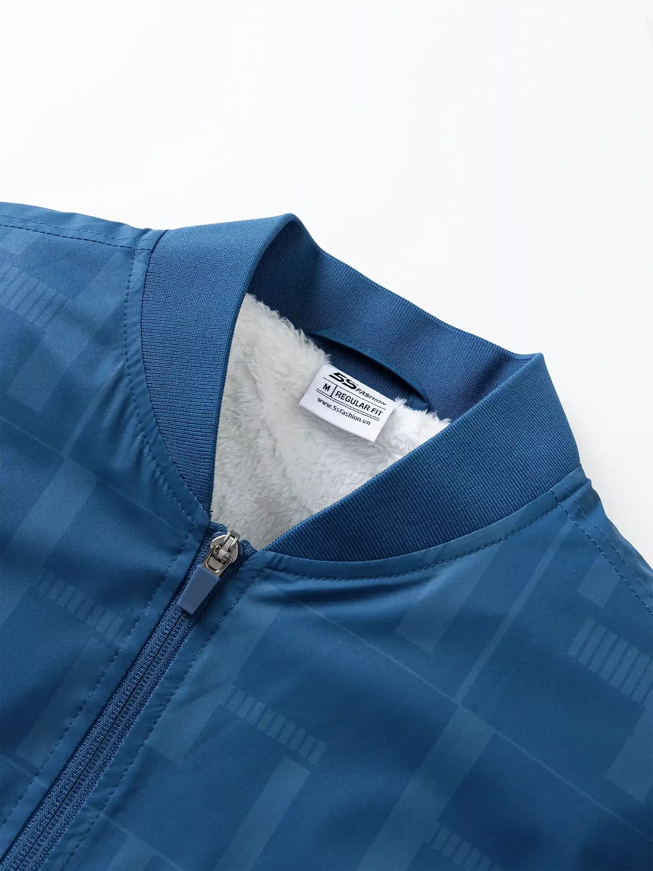 Áo Khoác Bomber Nam 5S Fashion Lót Lông Họa Tiết AKB24044