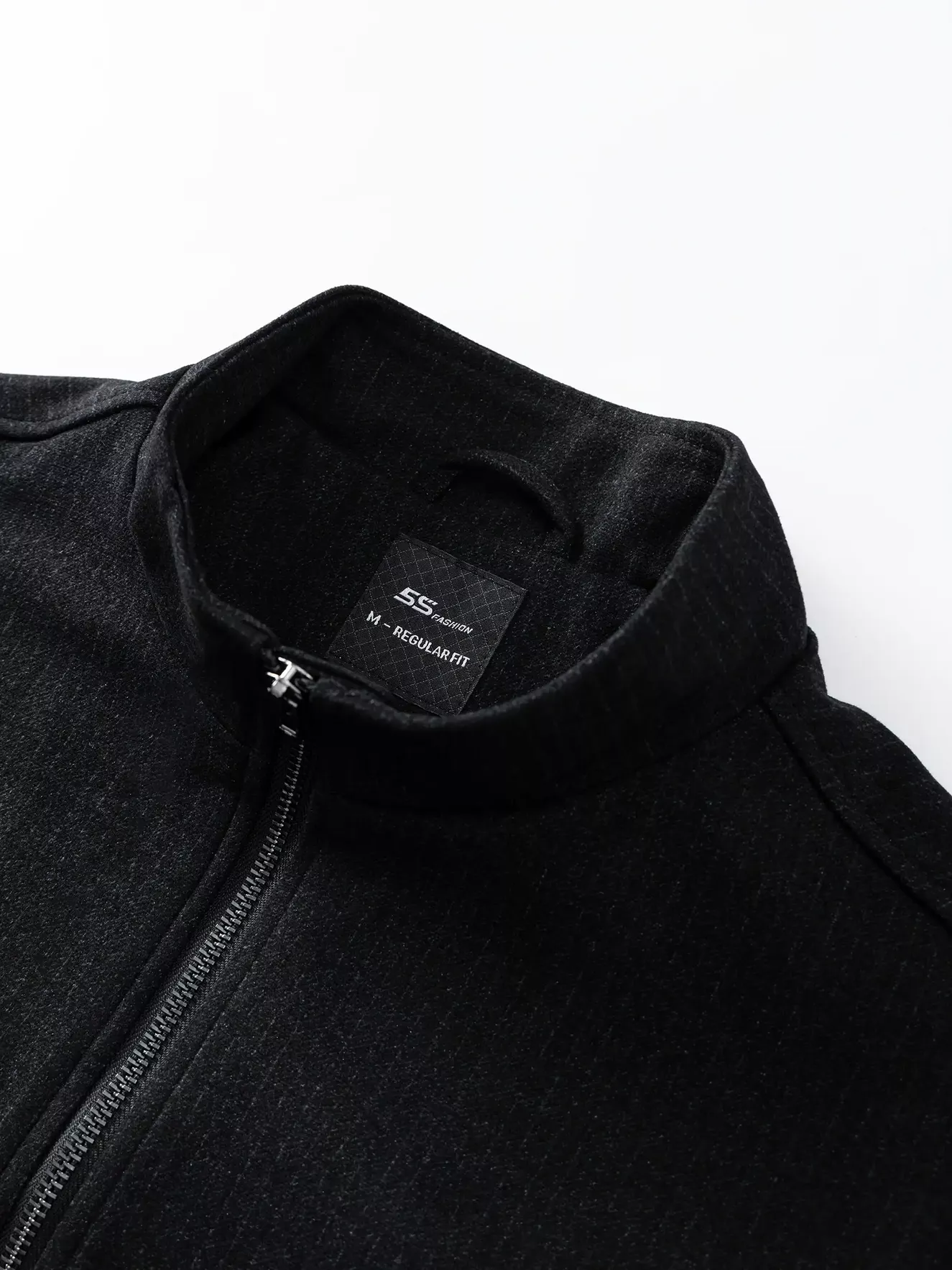 Áo Khoác Dạ Thời Trang Nam 5S Fashion Cổ Trụ AKH24068