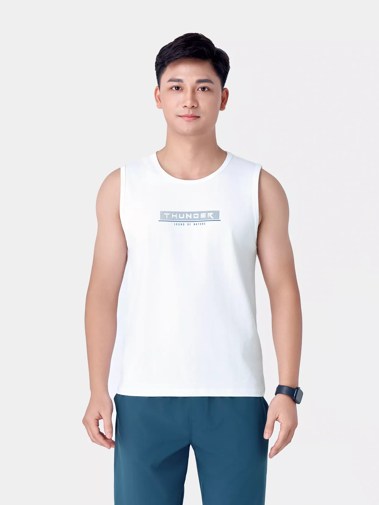 Áo Sát Nách Nam 5S Fashion In Chữ Regular ASN24013